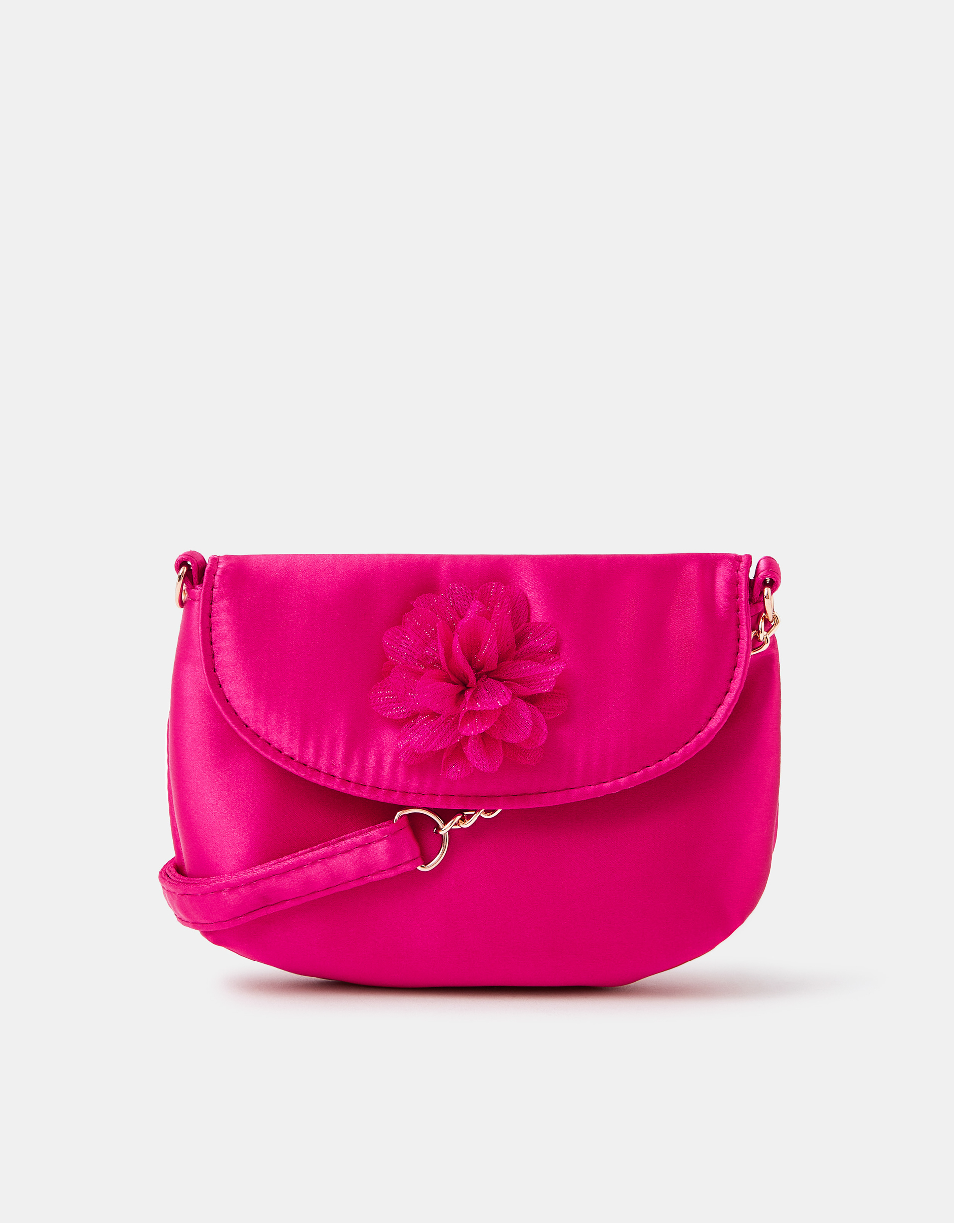 Gold Girls Appliqué Flower Bag - Accessorize