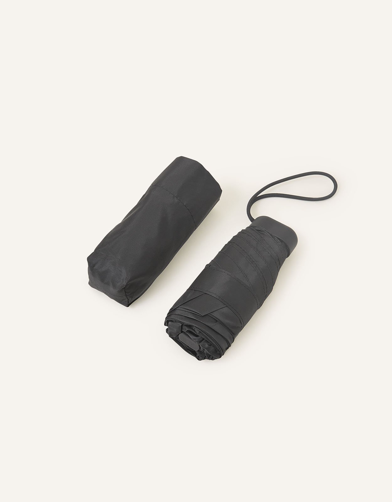 Tan Tiny Umbrella in Recycled Polyester, Size: One Size - Accessorize