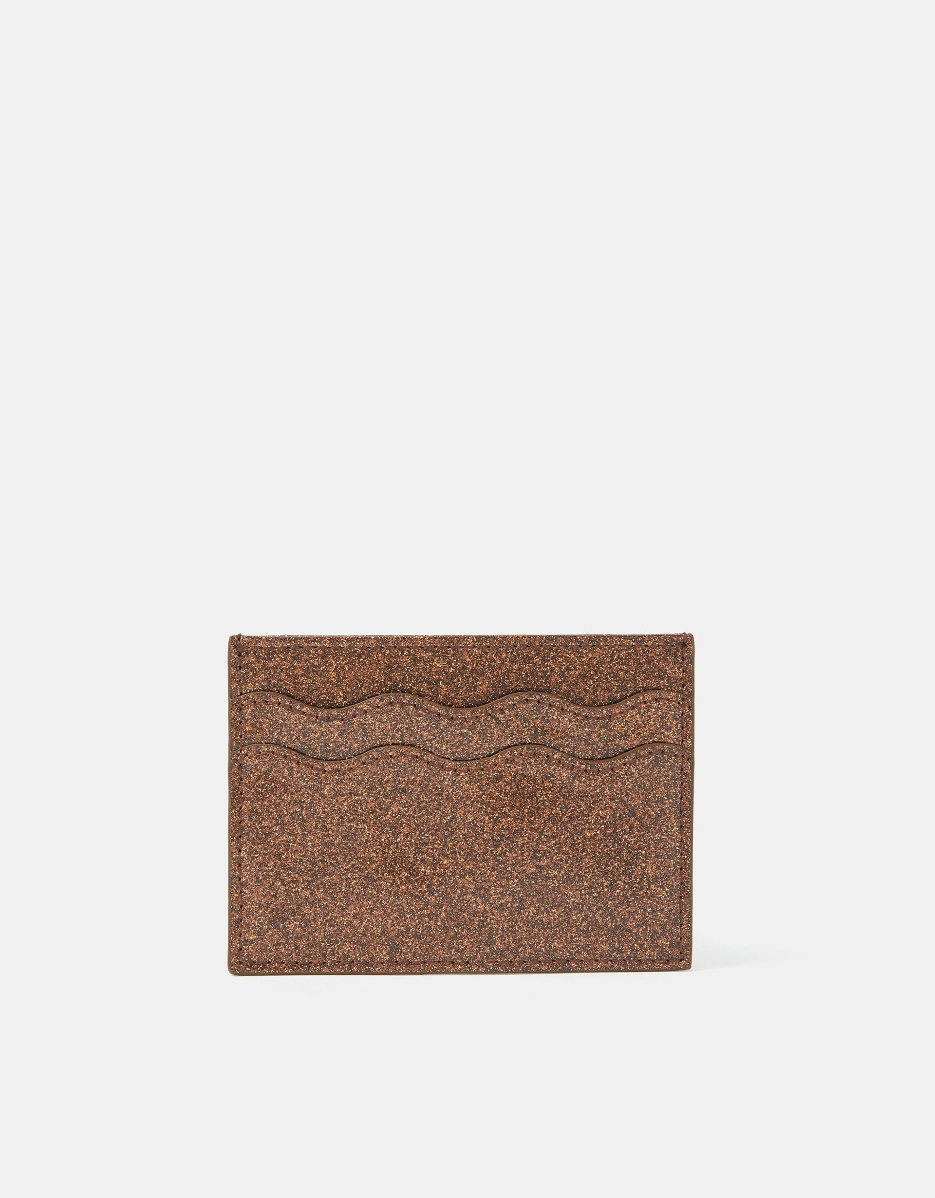 Gold Glitter Card Holder - Accessorize