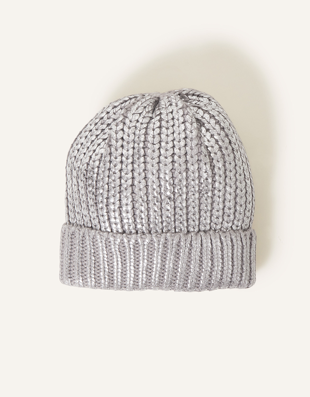 Accessorize Metallic Beanie