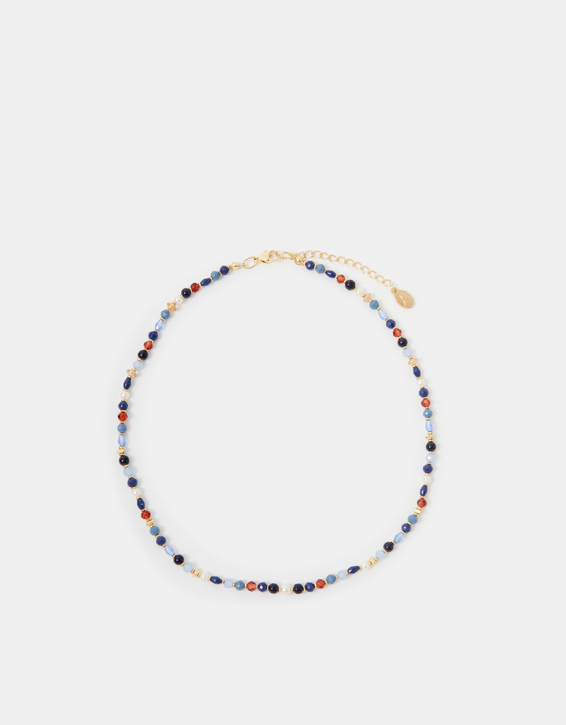 Blue Beaded Necklace - Accessorize