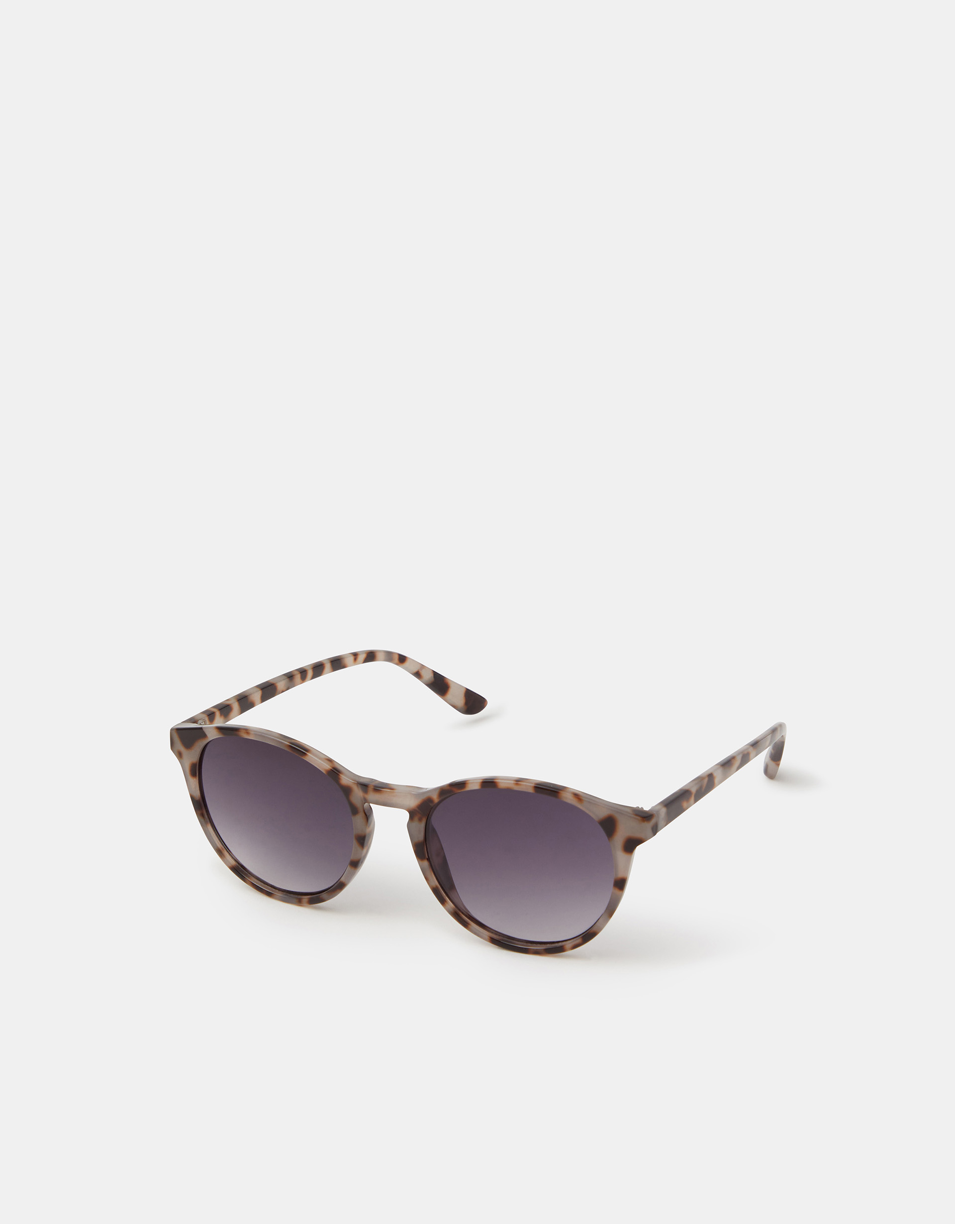 Accessorize Tort Round Sunglasses
