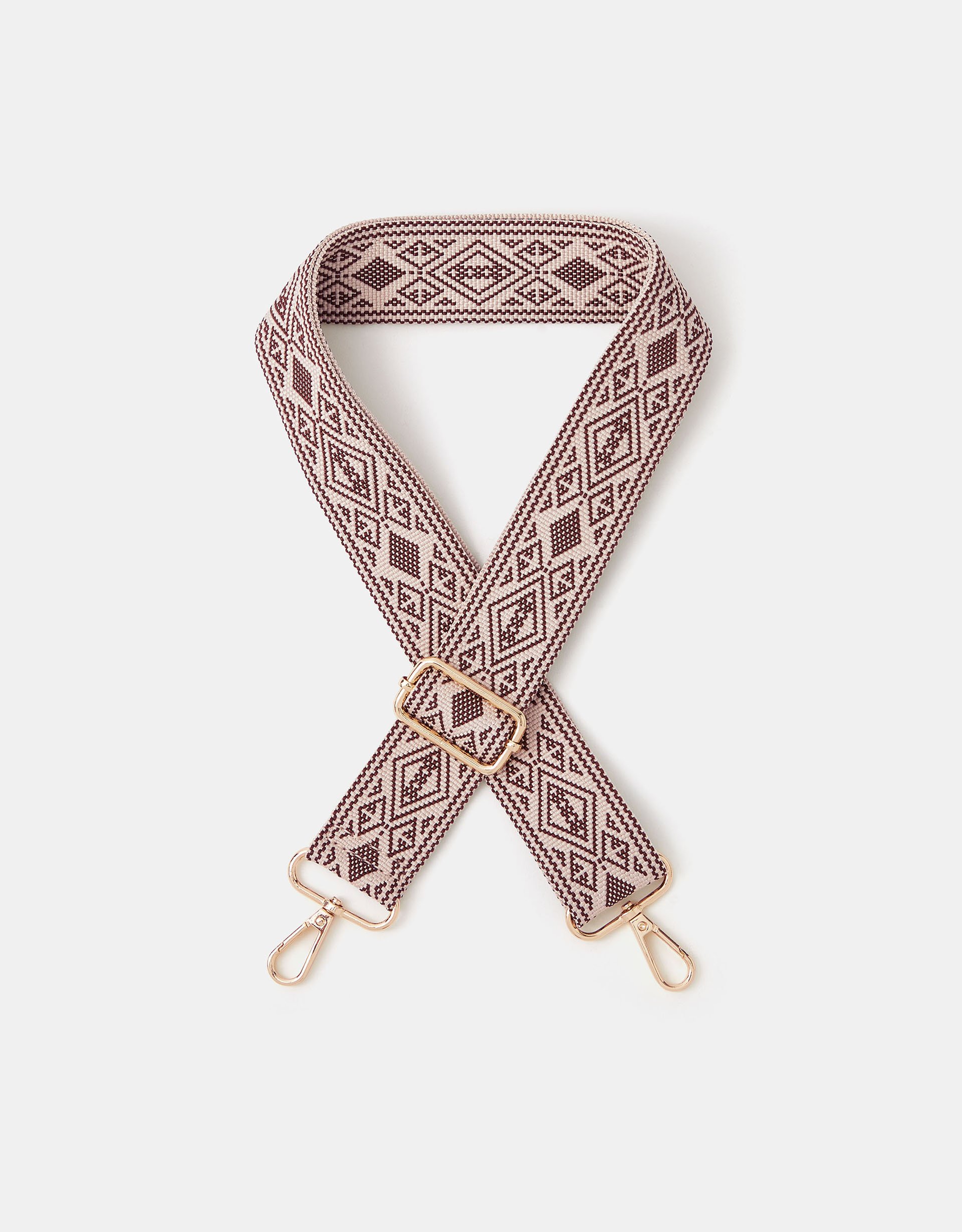 Woven Aztec Bag Strap - Accessorize