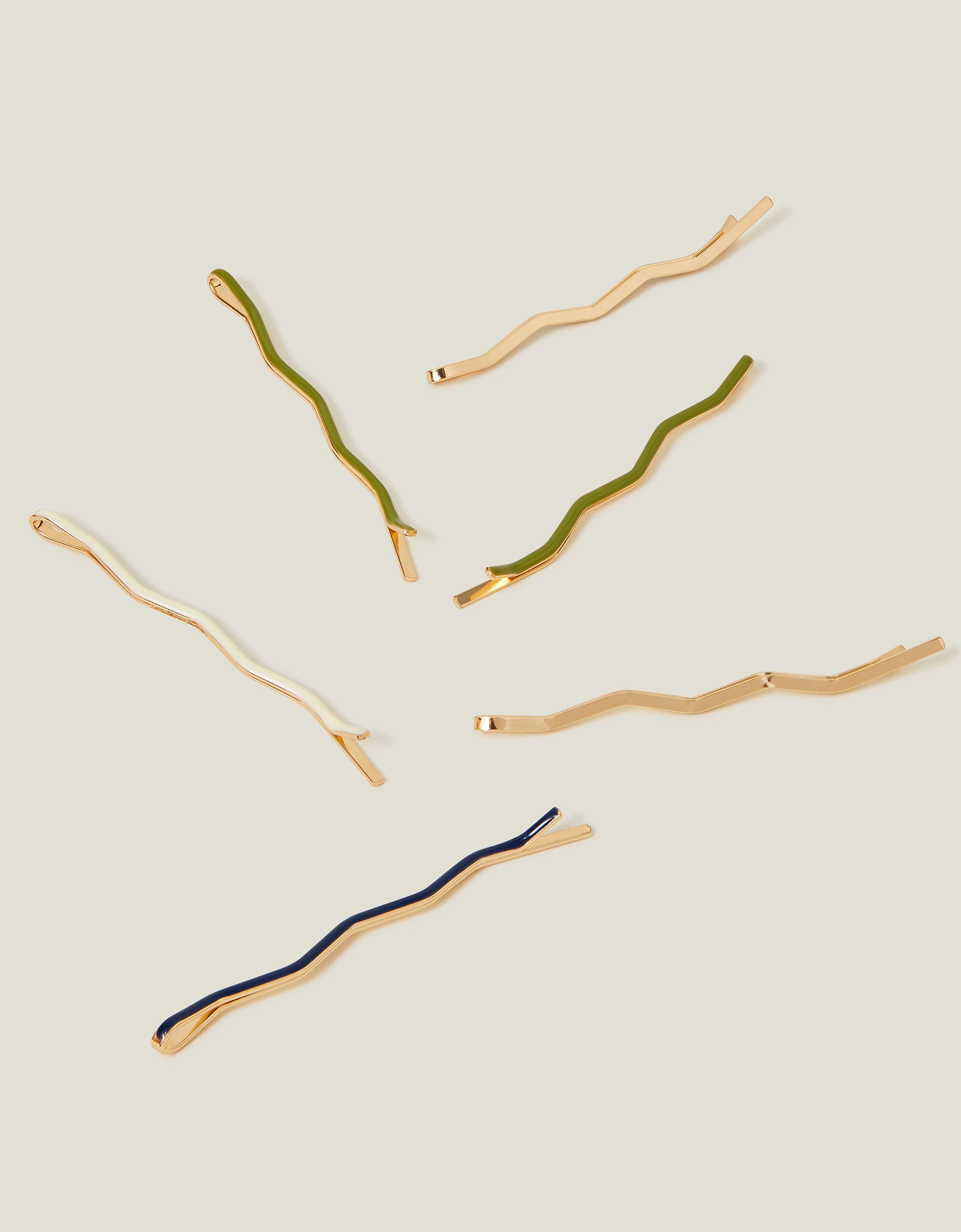Multicolour 6-Pack Wiggle Hair Slides - Accessorize