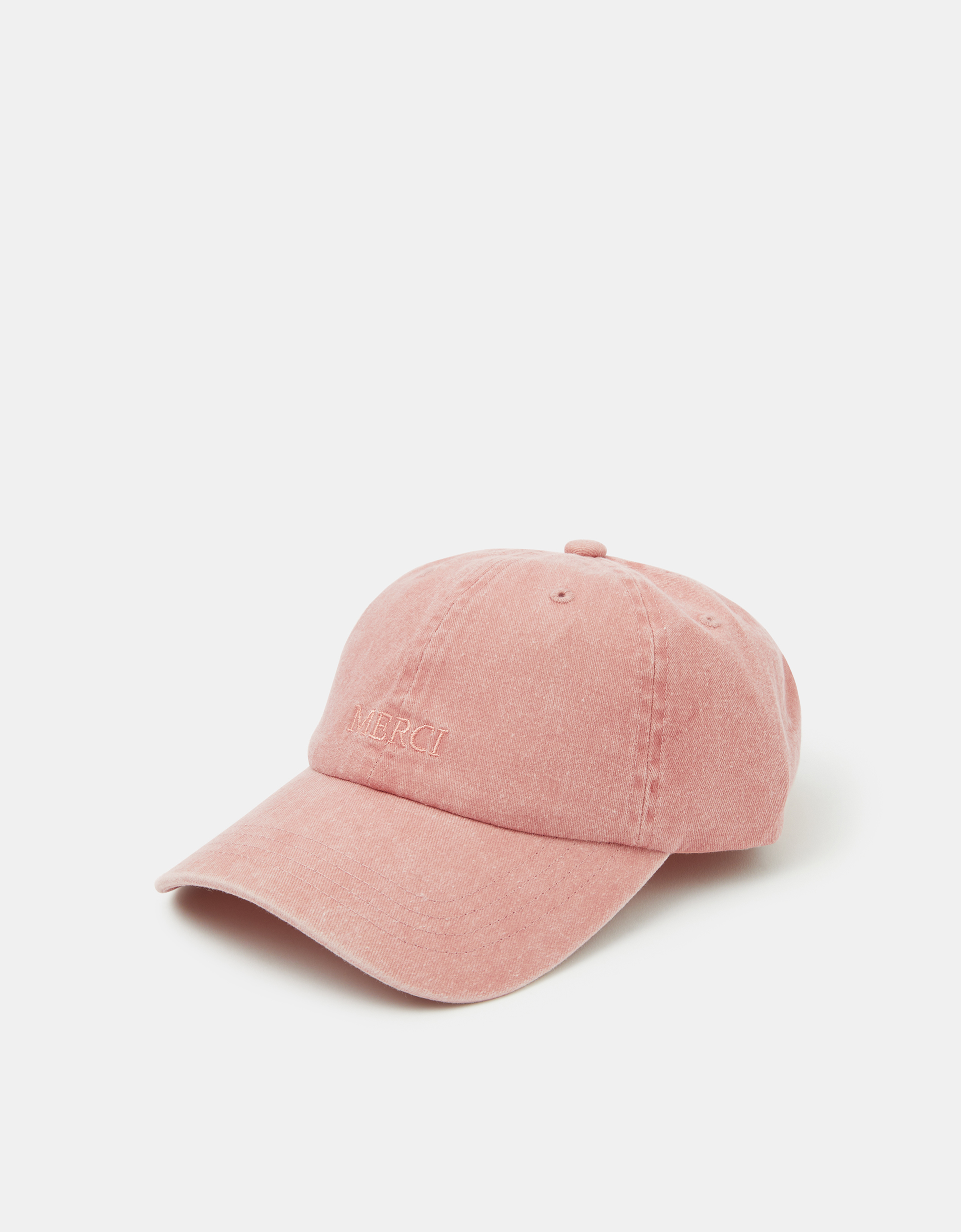 Accessorize Denim Merci Baseball Cap, Red