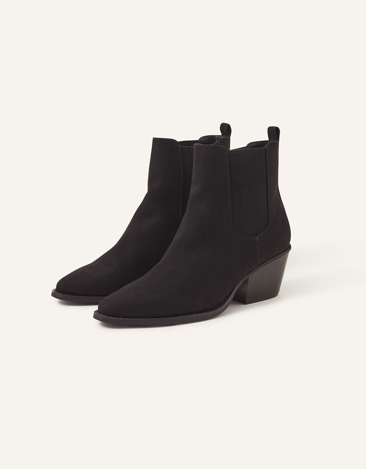 Accessorize Women's Western Boots Black, Size: 37