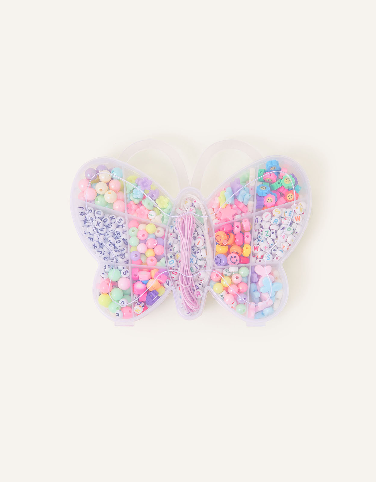 Pink/blue Butterfly Make Your Own Beaded Jewellery Set, Size: One Size, Girl's - Accessorize