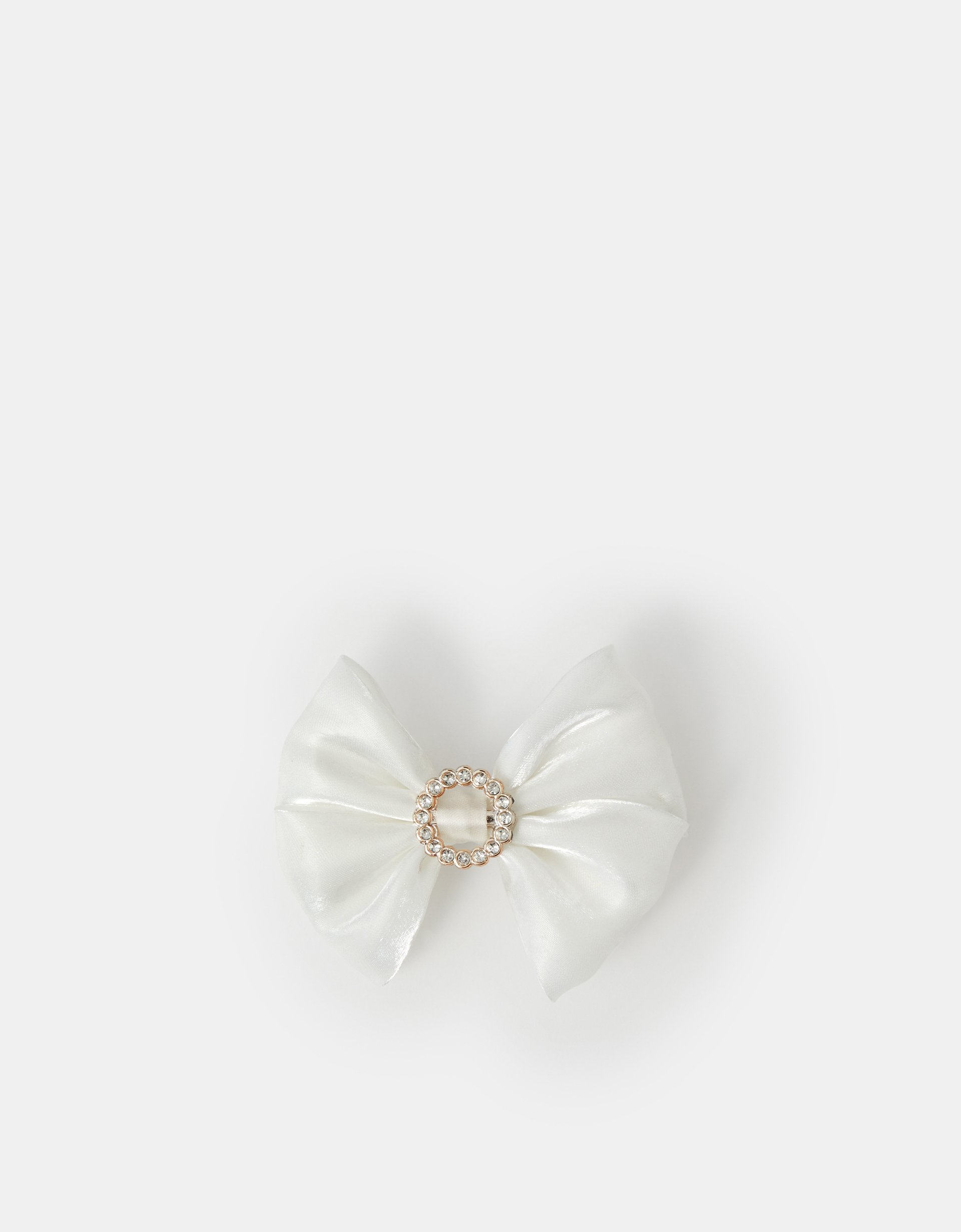 Bling Satin Bow Hair Clip - Accessorize