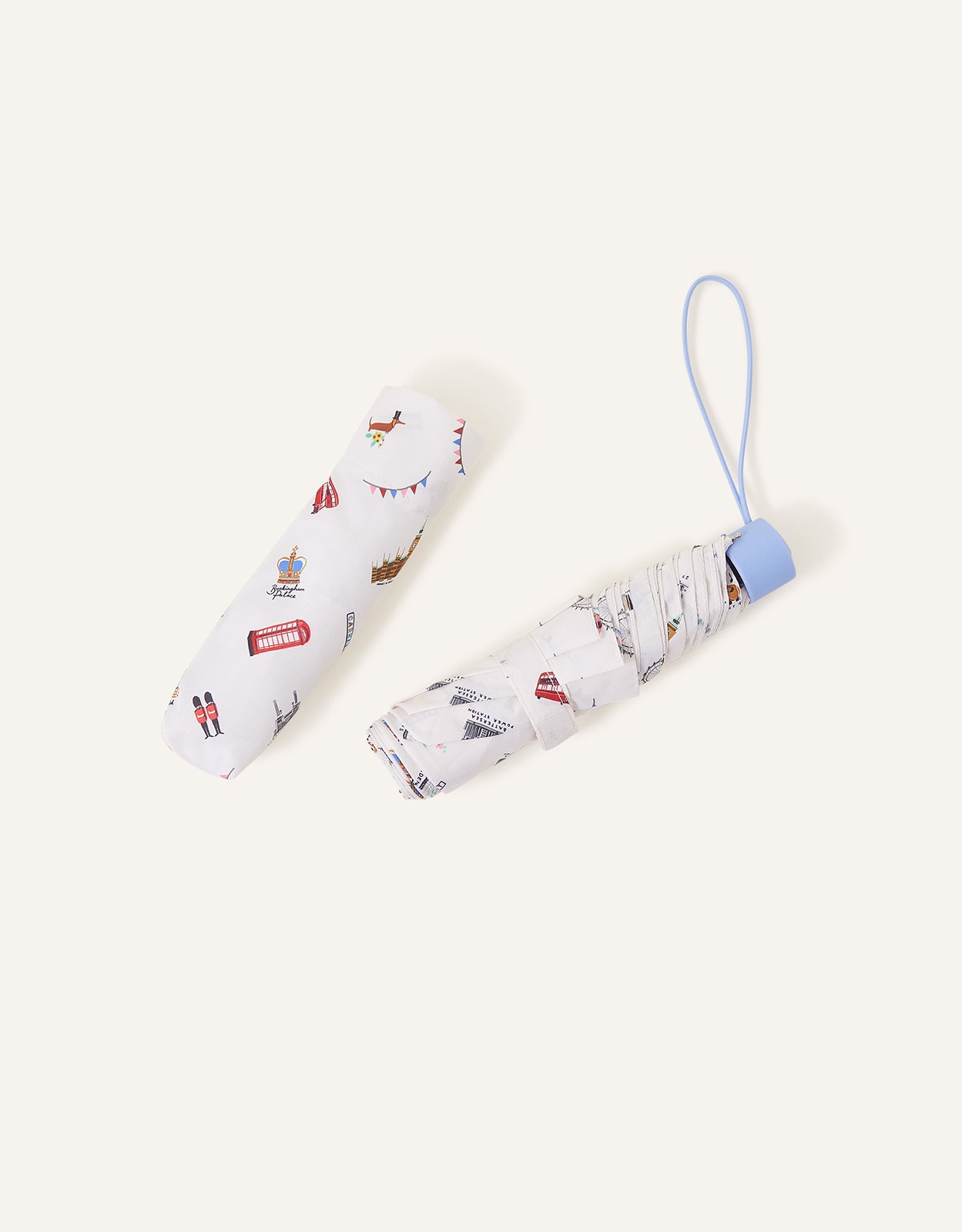 White London Print Umbrella, Size: 24x4cm - Accessorize