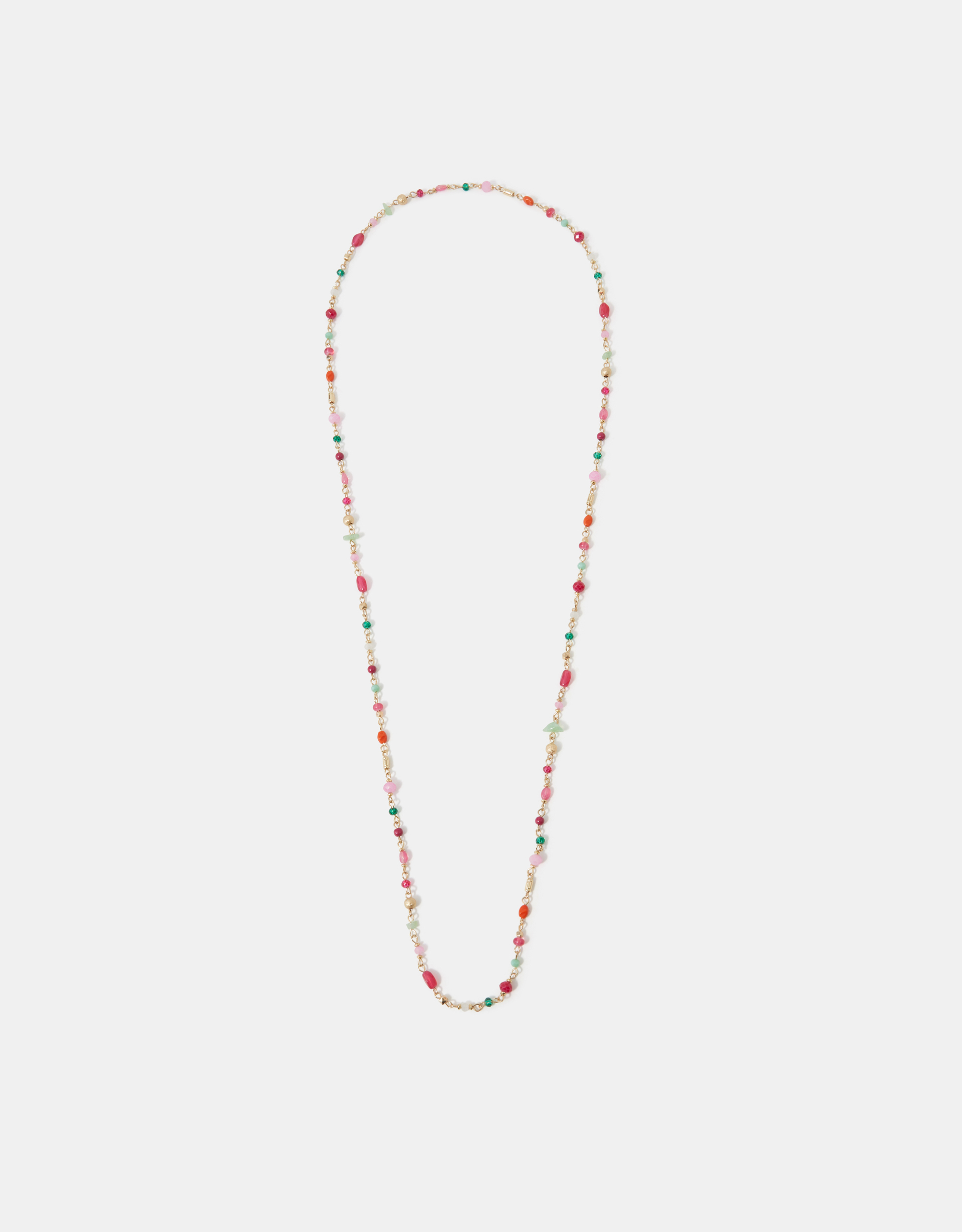 Accessorize Lace Maximal Long Bead Necklace