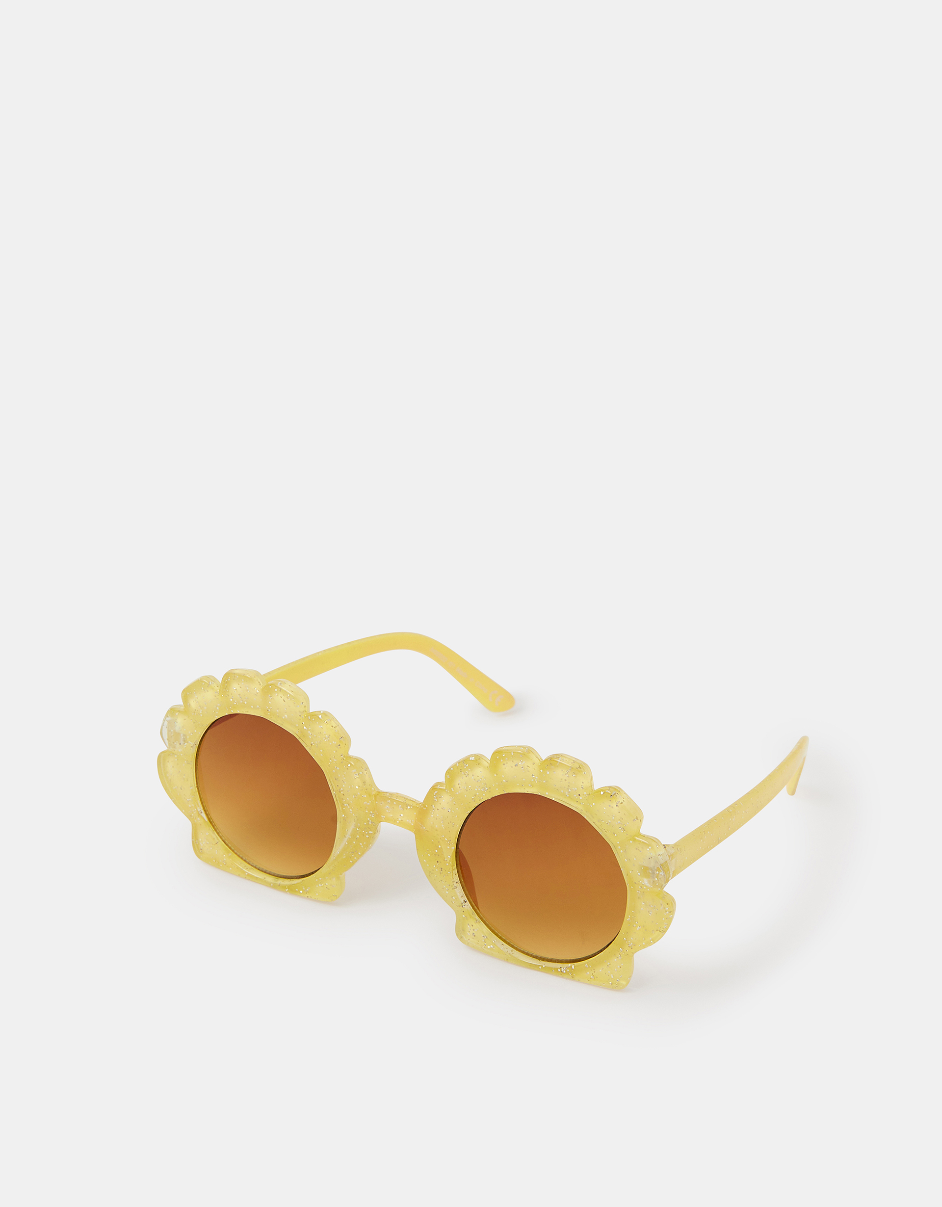 Yellow Girls Seashell Round Sunglasses - Accessorize