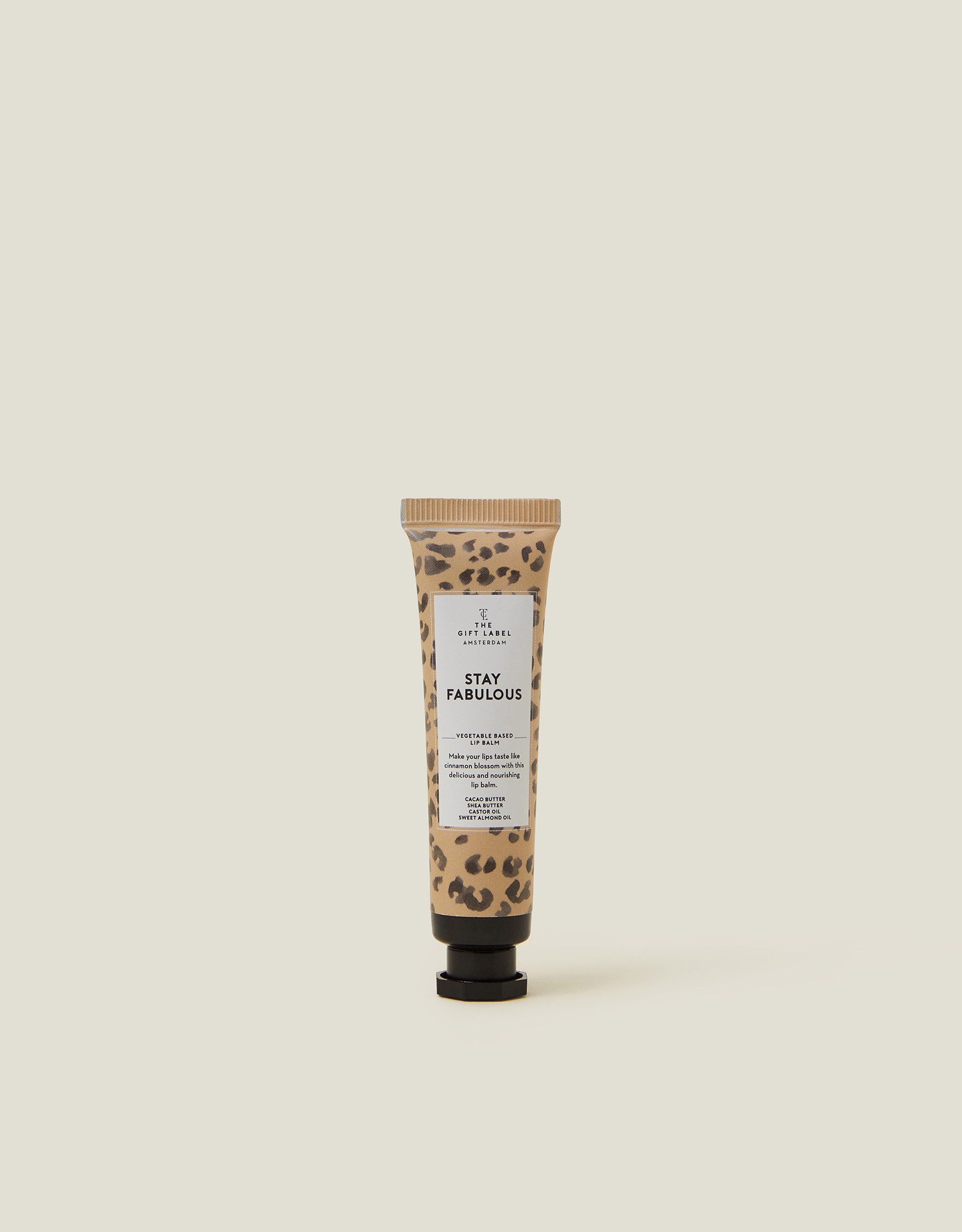 Red The Gift Label Stay Fabulous Vegetable-based Lip Balm - Accessorize