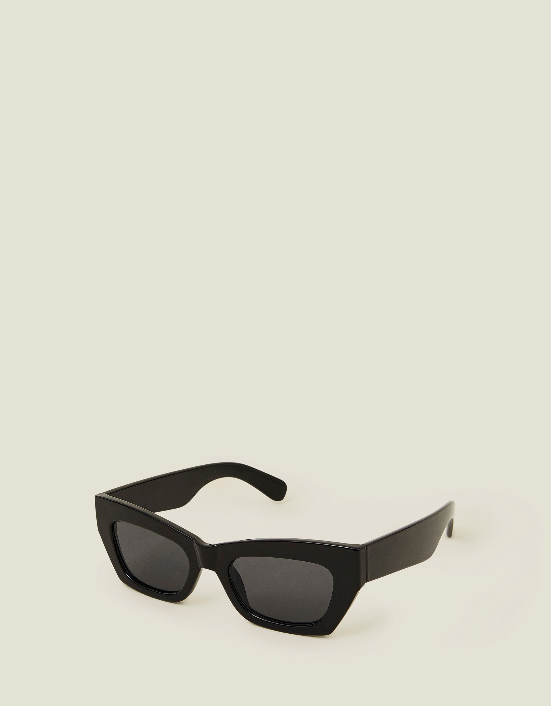 Black Chunky Cateye Sunglasses, Size: 145x56cm, Women's - Accessorize