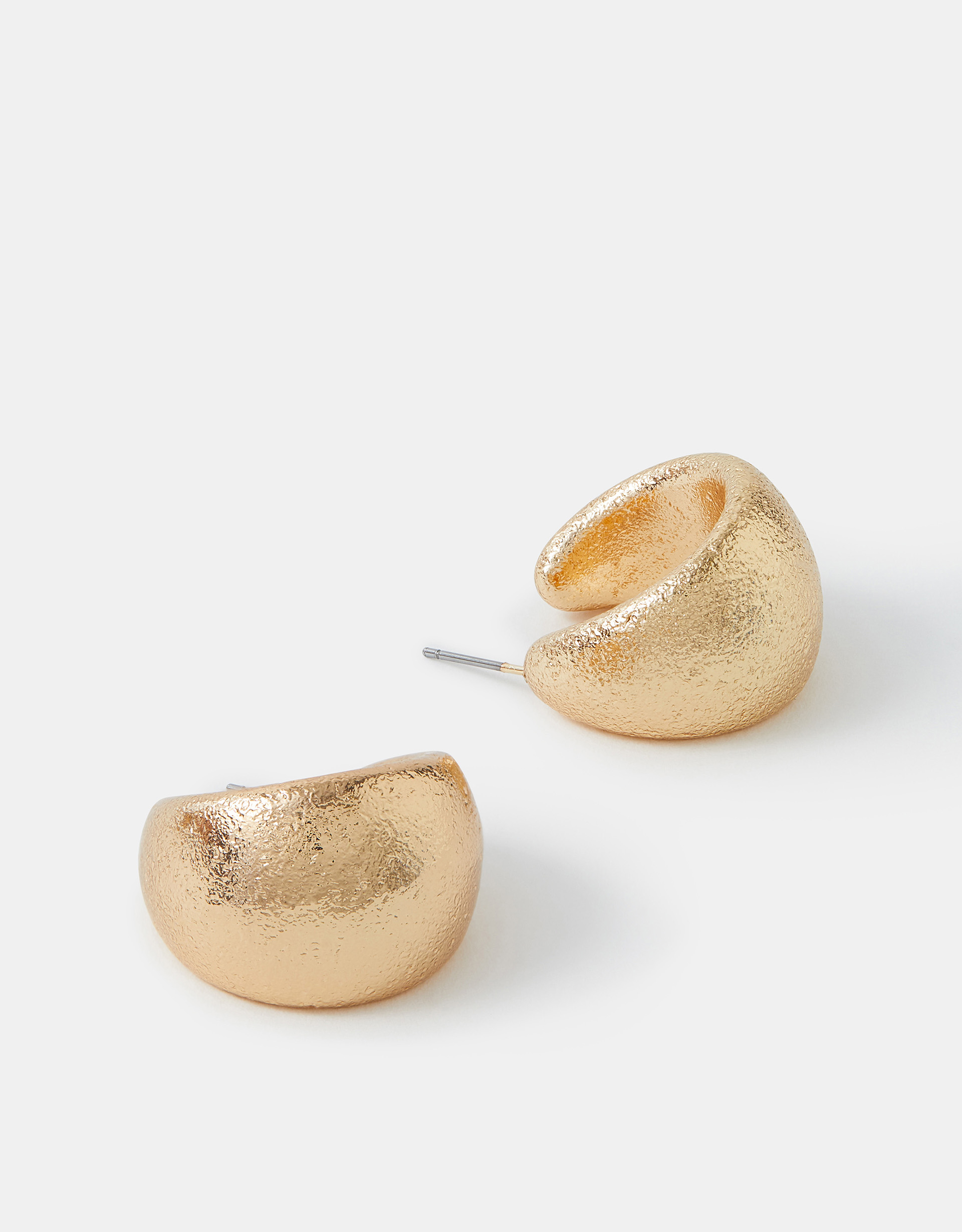 Gold Chunky Hoop Earrings - Accessorize