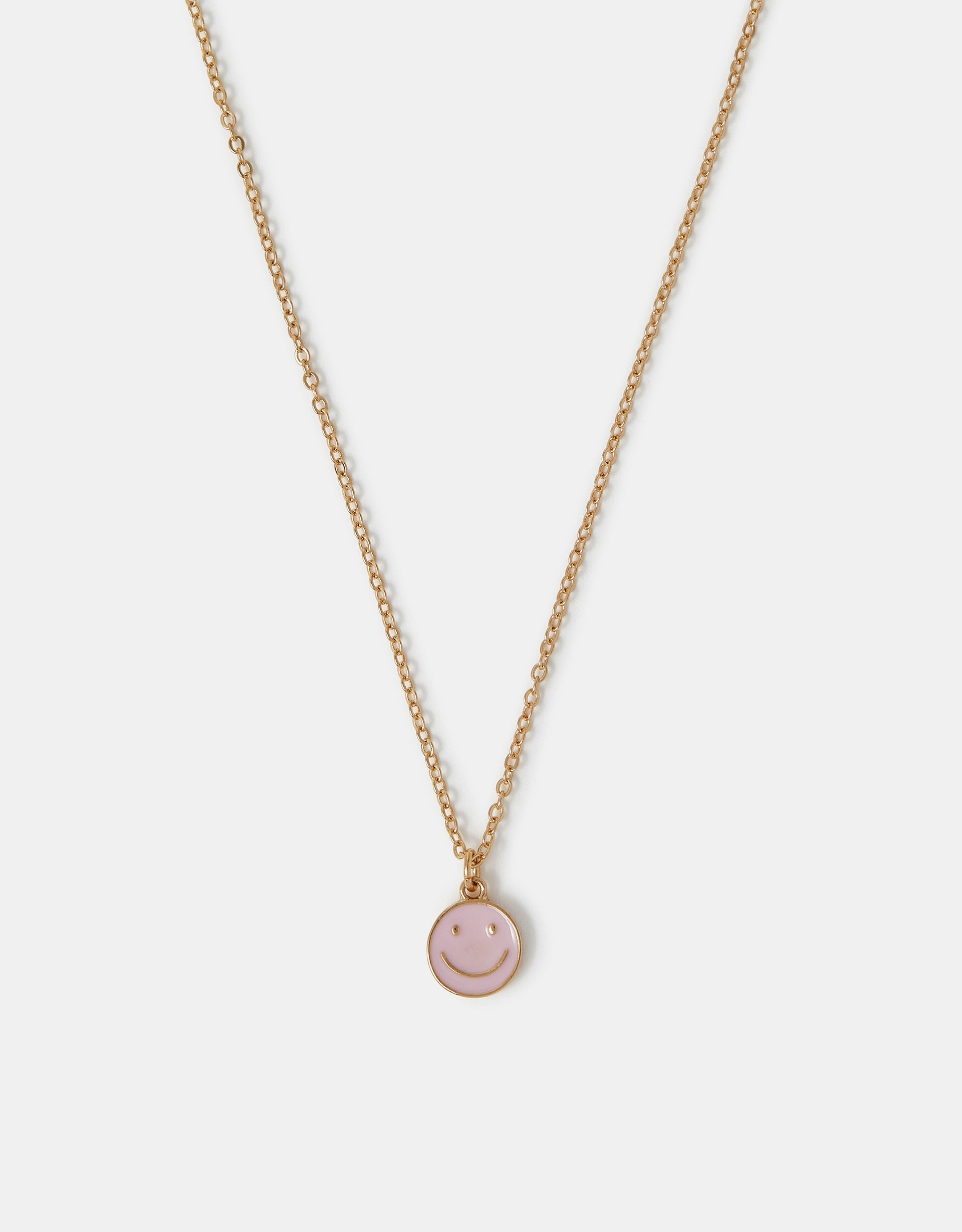 Gold Smile Pendant Necklace - Accessorize