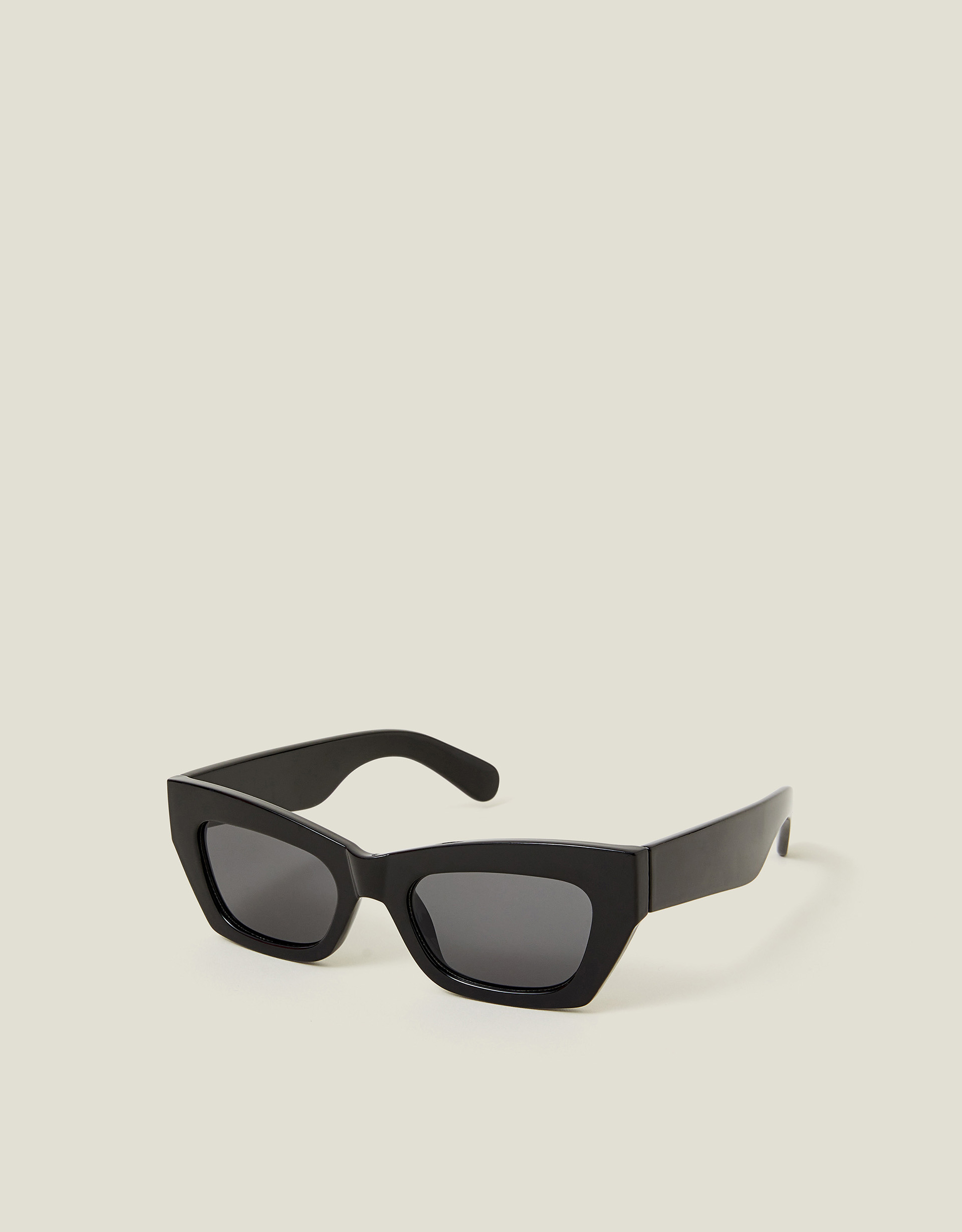 Tan Chunky Rectangular Cat Eye Sunglasses - Accessorize