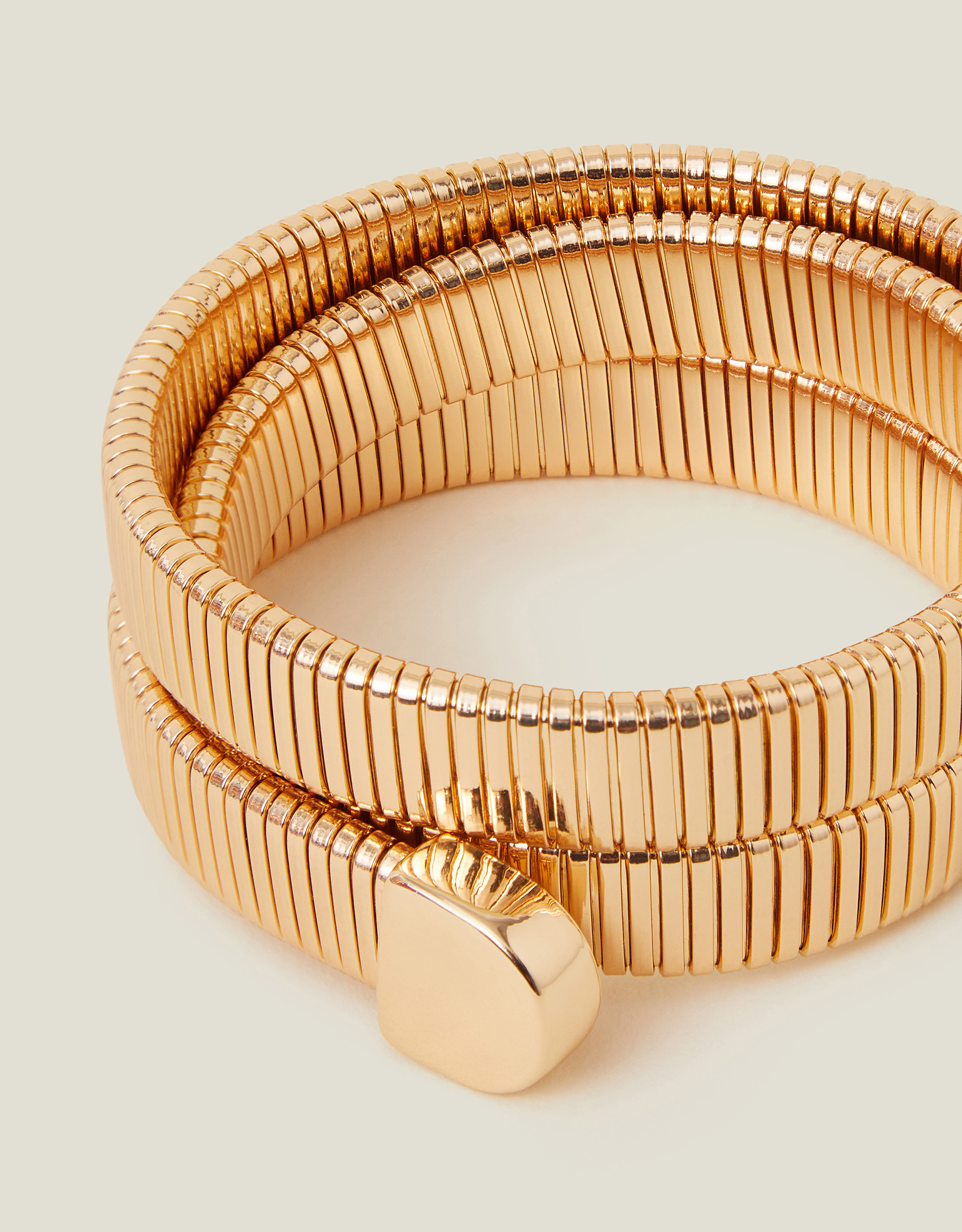Gold Stretch Wrap Bracelet - Accessorize