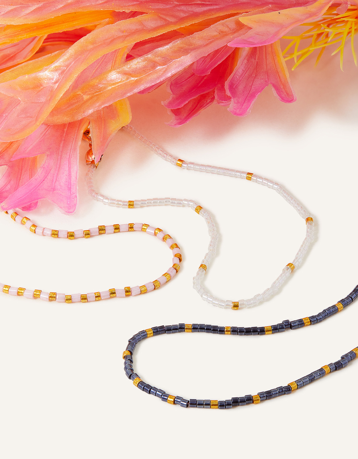 Accessorize Women's Mini Bead Bracelets Set of Three