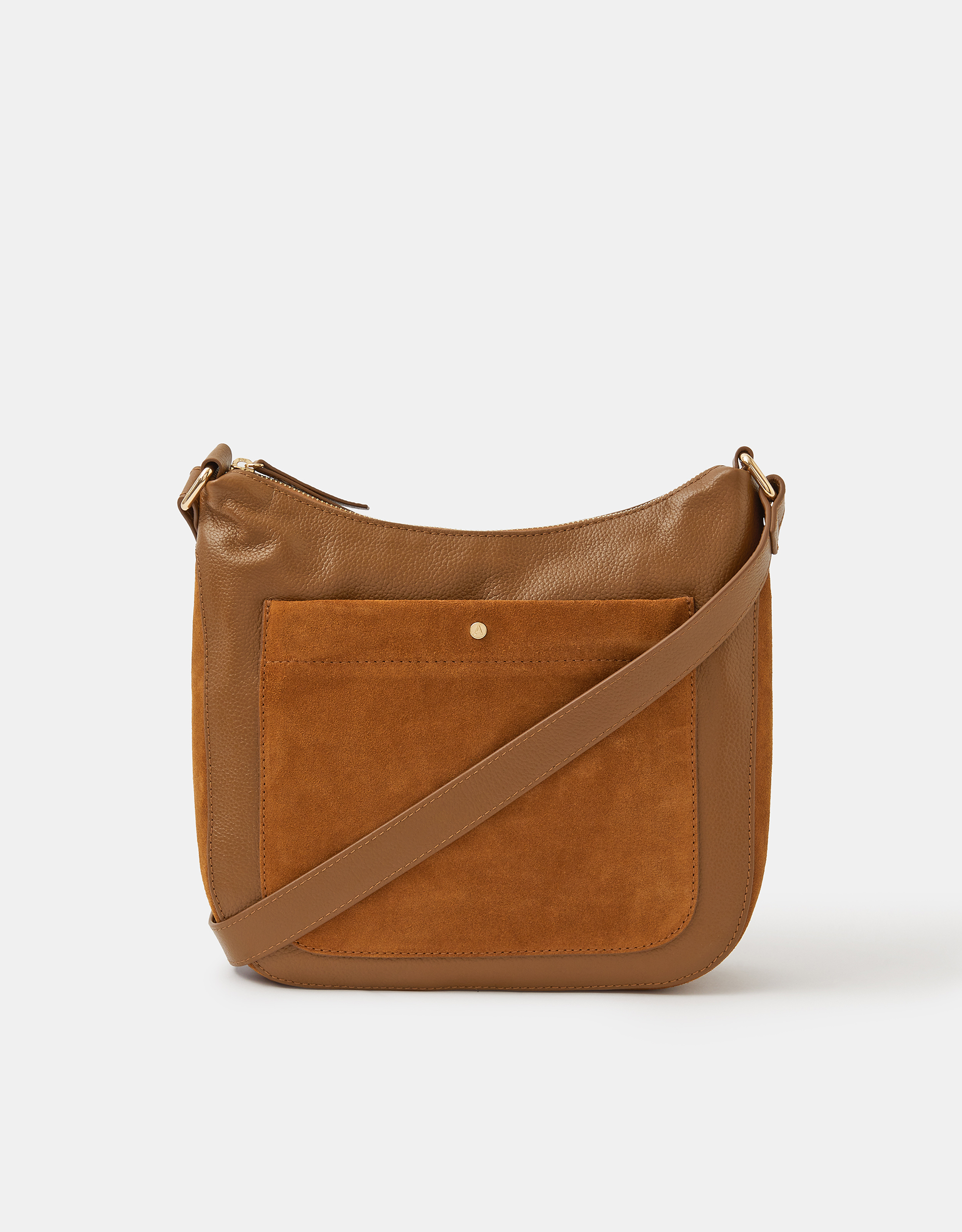 Leather Messenger Crossbody Bag - Accessorize