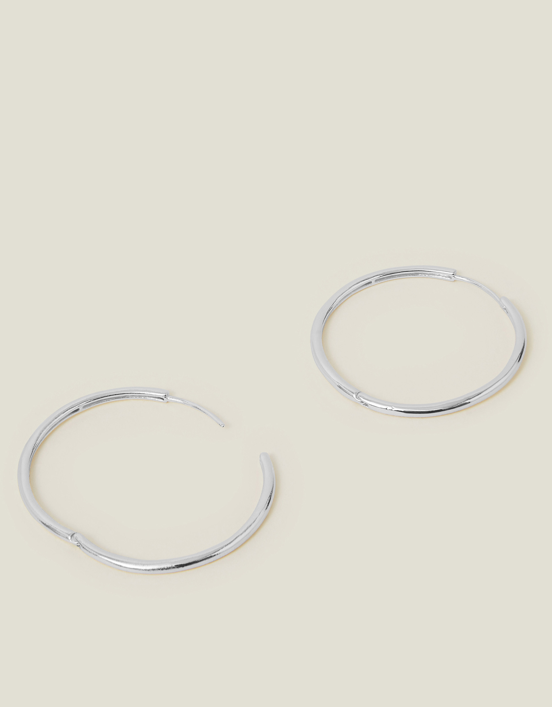 Multicolour Sterling Silver-plated Hoop Earrings - Accessorize