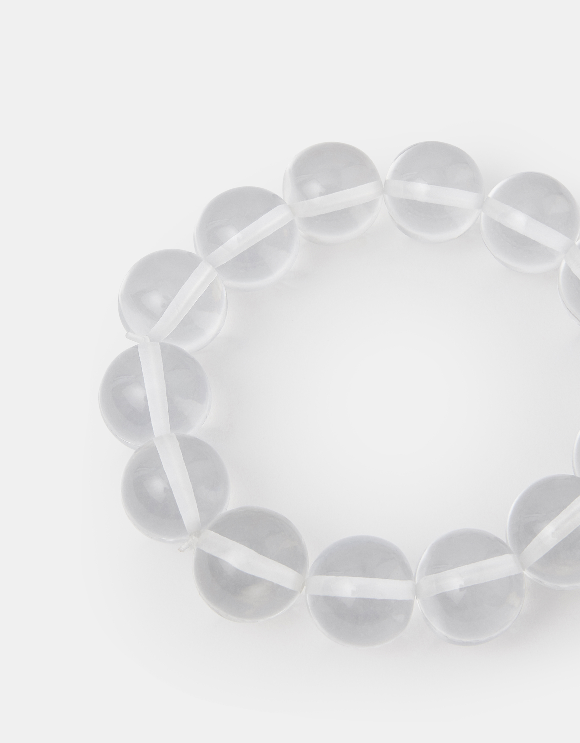 Clear Orb Bead Bracelet - Accessorize