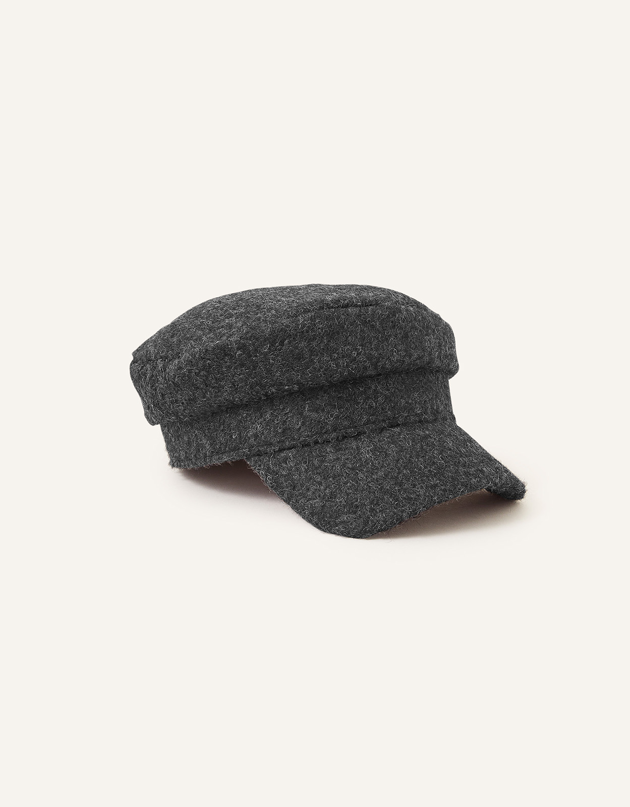 Accessorize Boucle Textured Baker Boy Hat