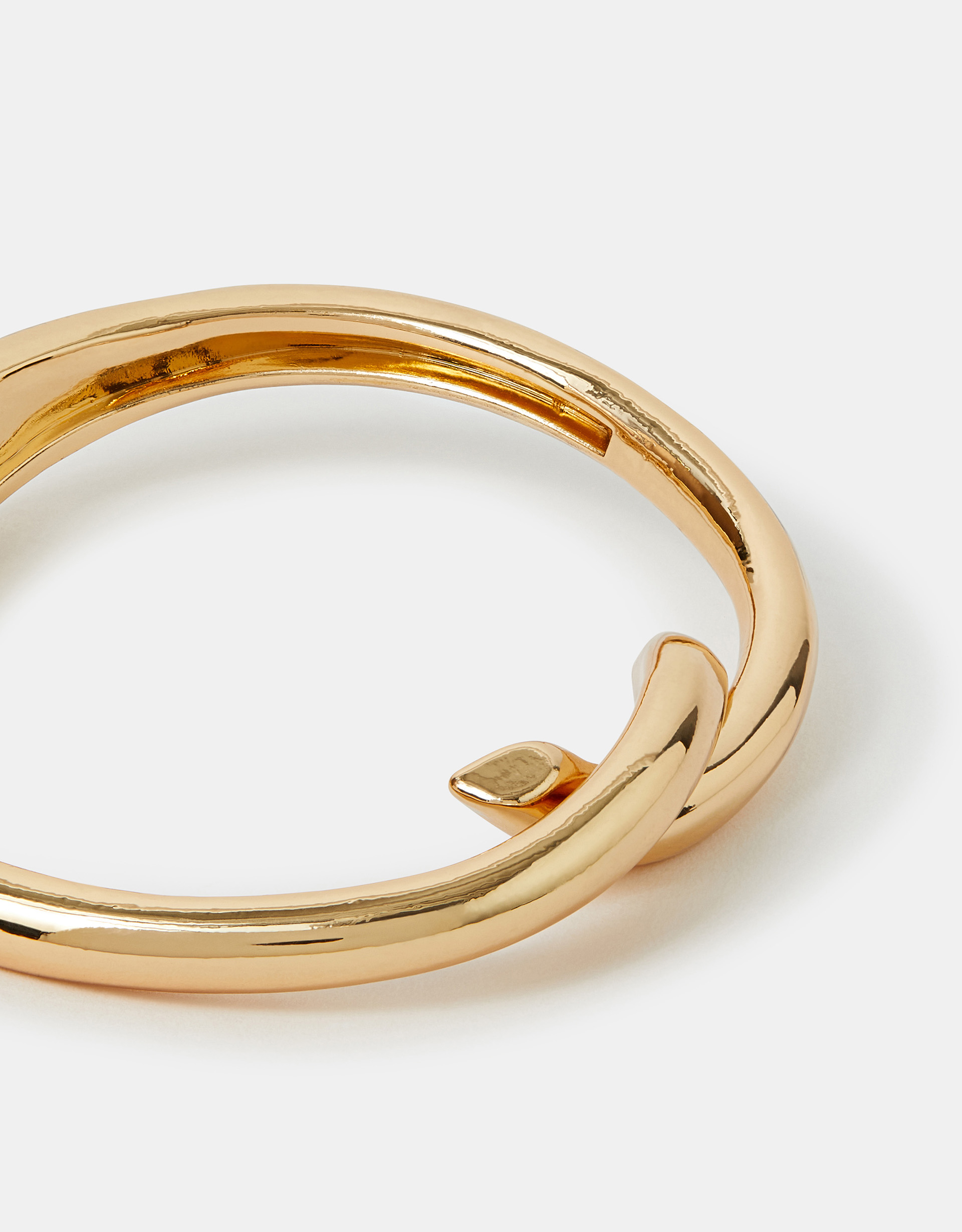 Twist Knot Bangle Gold - Accessorize