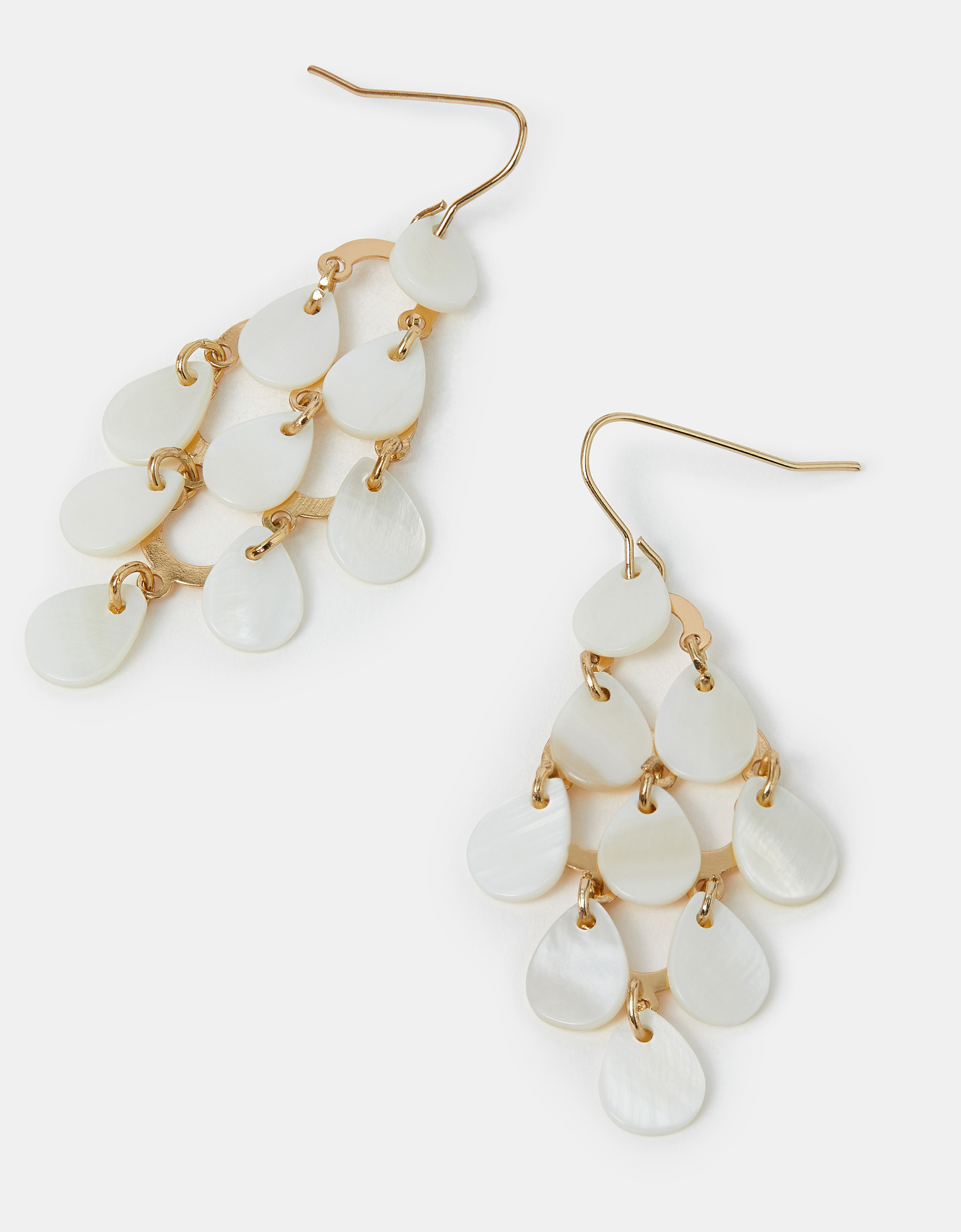 Teardrop Pearl Chandelier Earrings - Accessorize