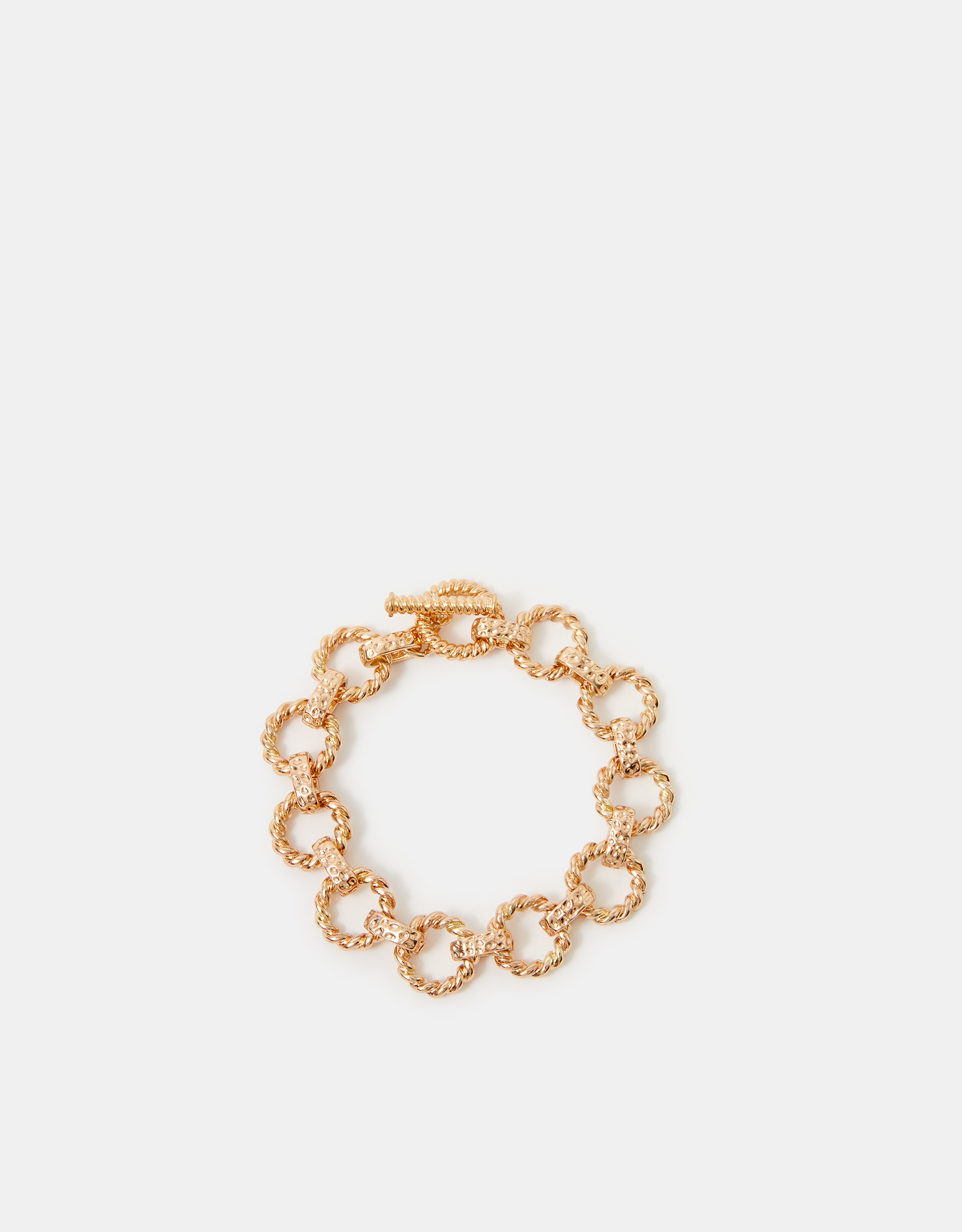 Twist Link T-bar Bracelet - Accessorize
