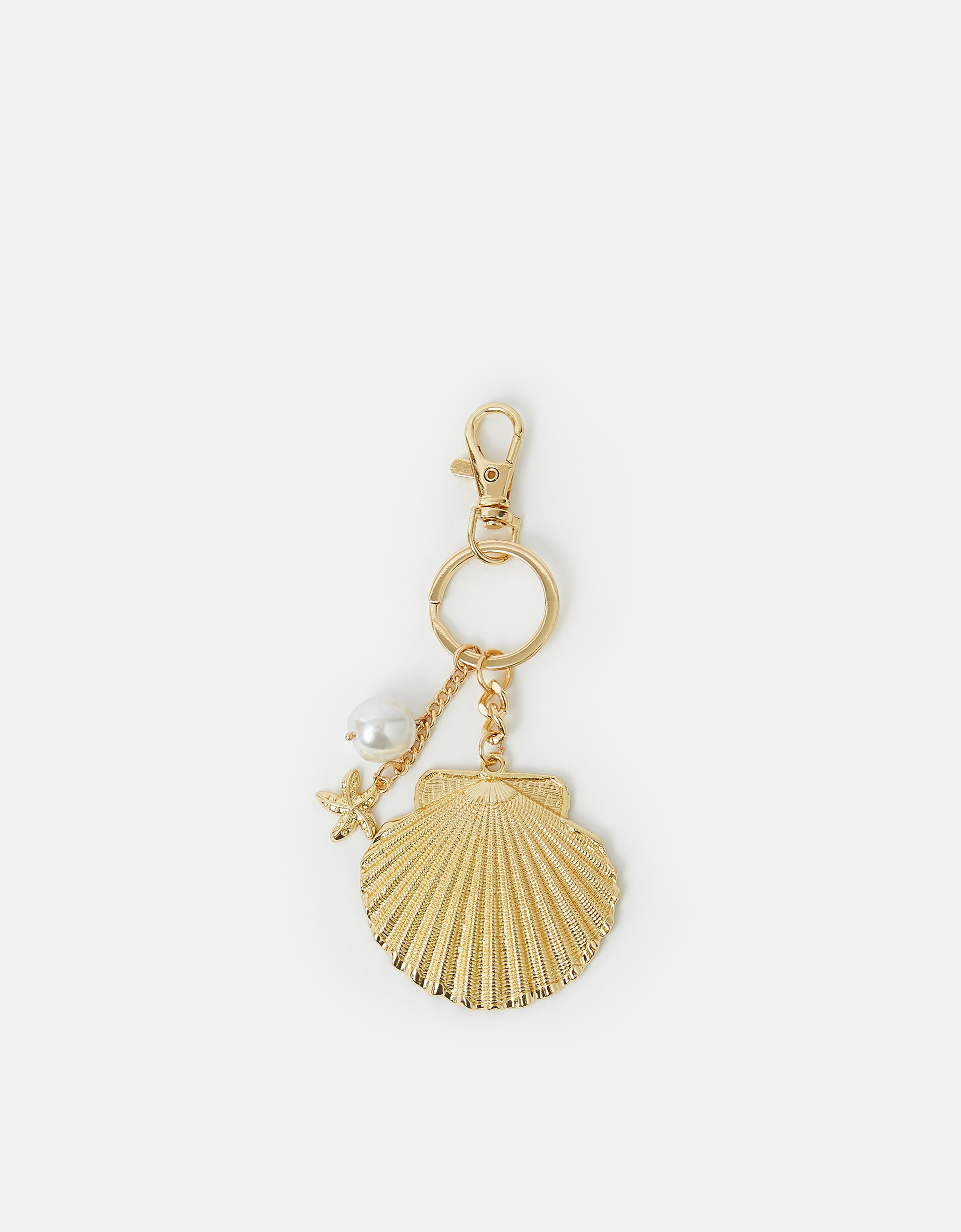 Shell Keyring Gold - Accessorize