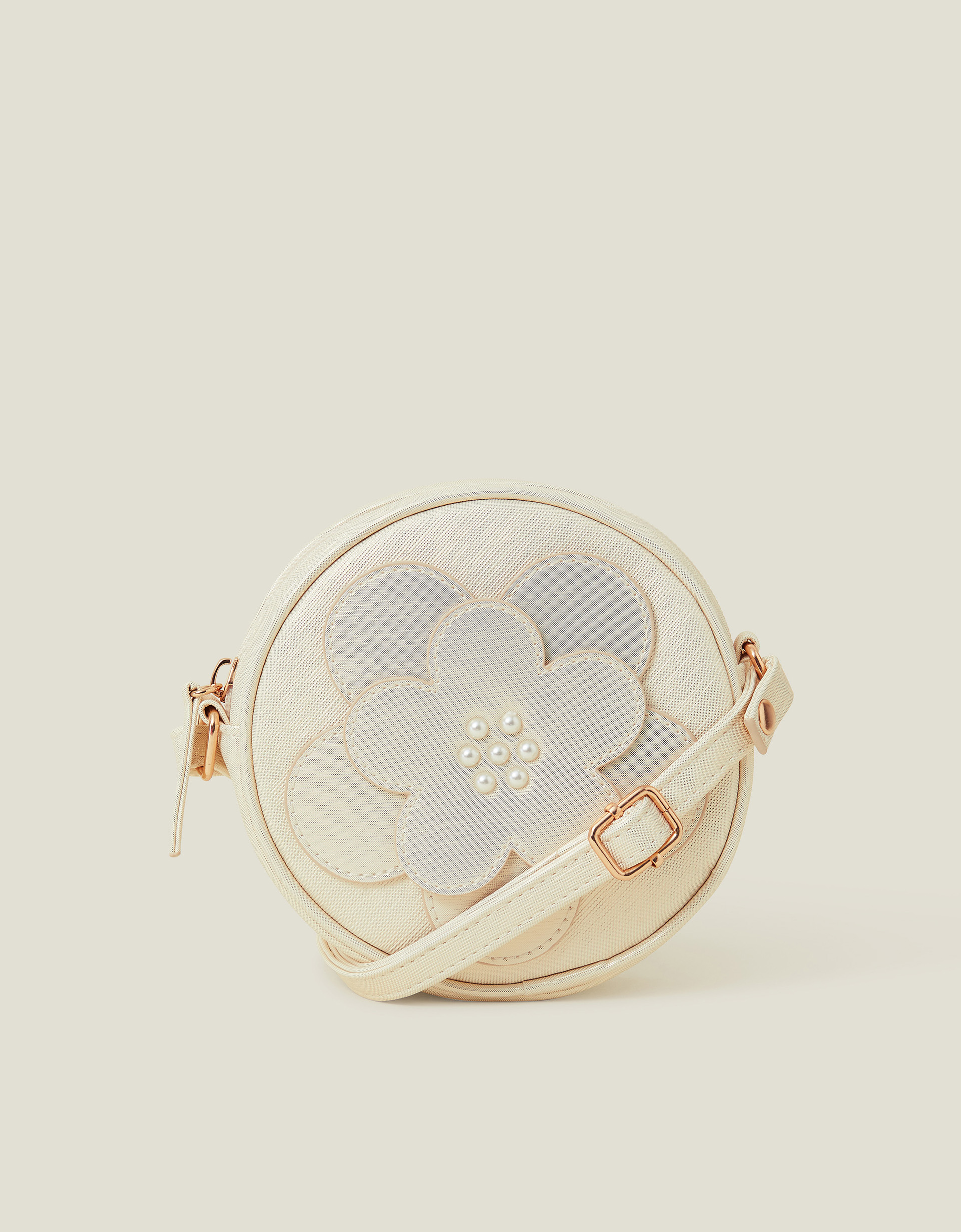 Round Applique Flower Bag, Kids - Accessorize