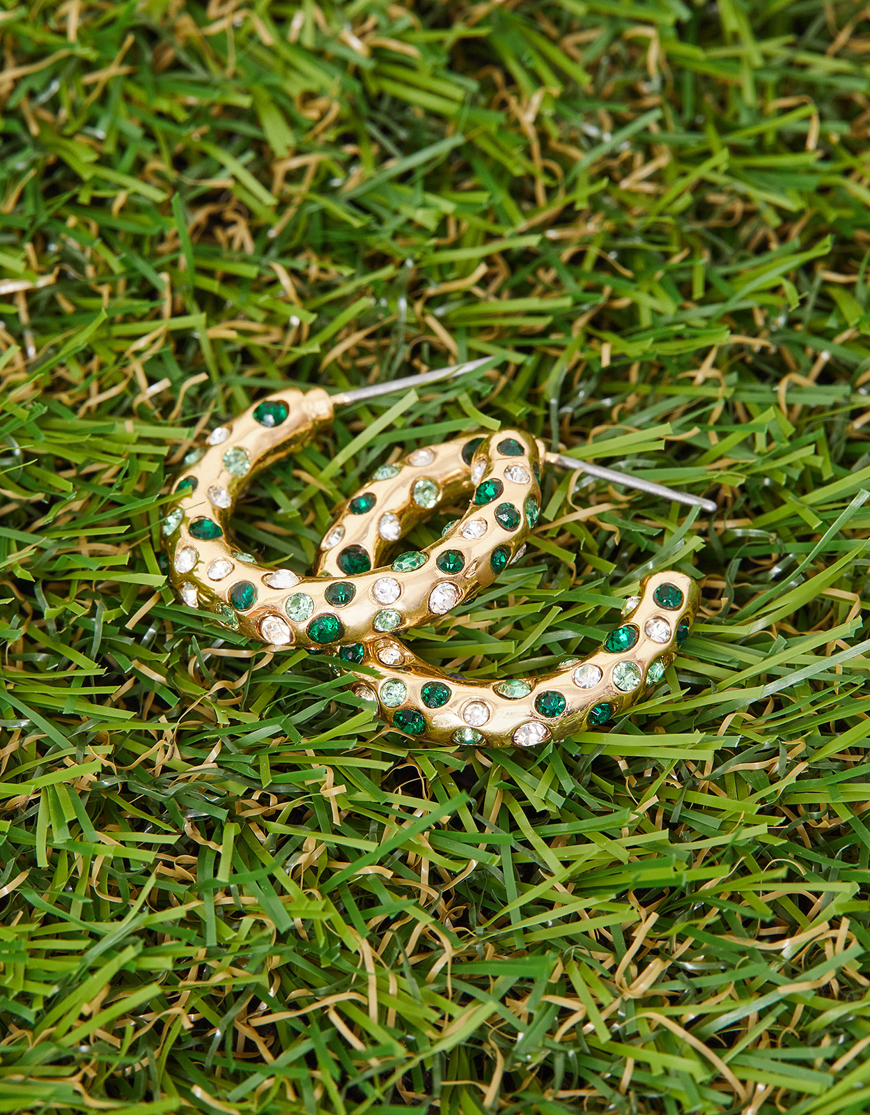 Accessorize Women's Gem Encrusted Hoops