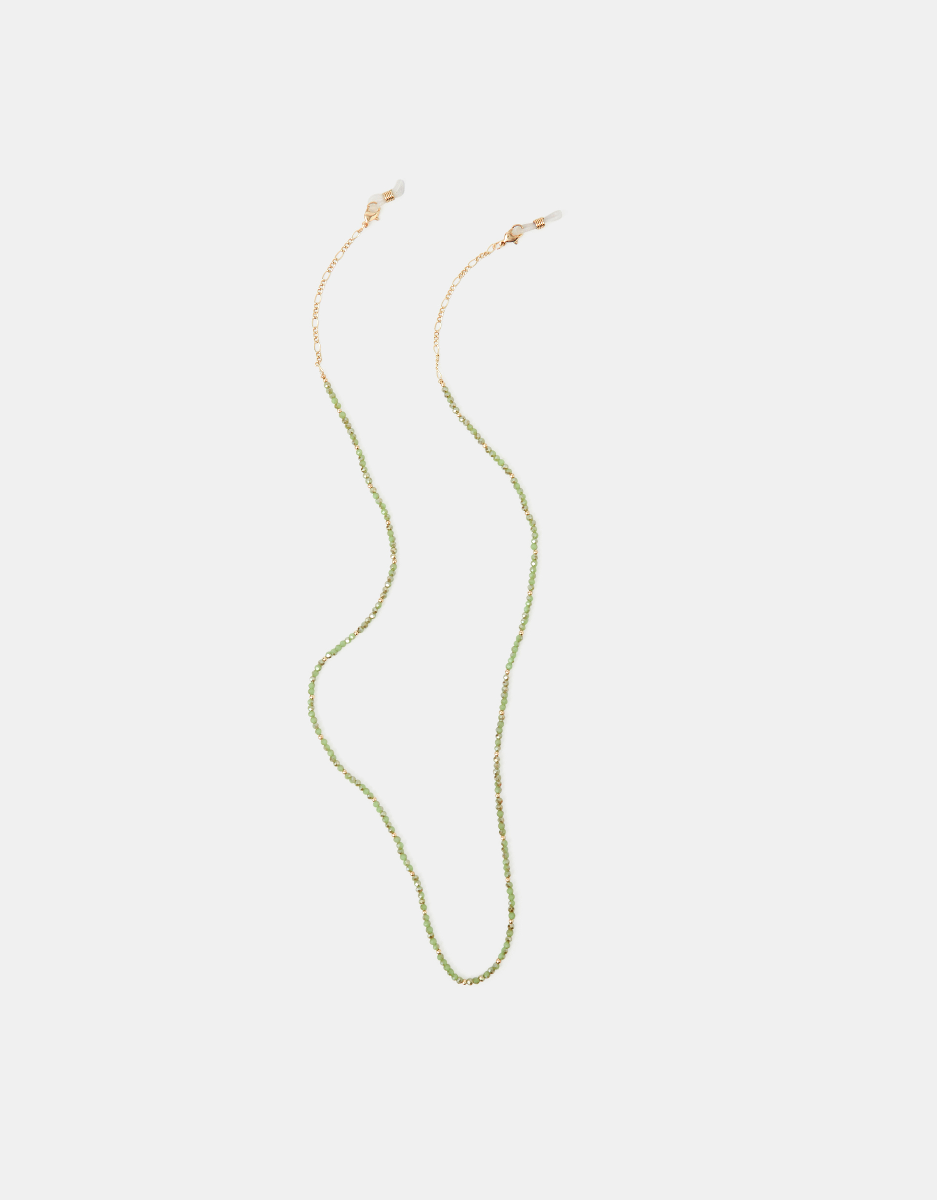 Accessorize Beaded Sunglasses Chain, Gold