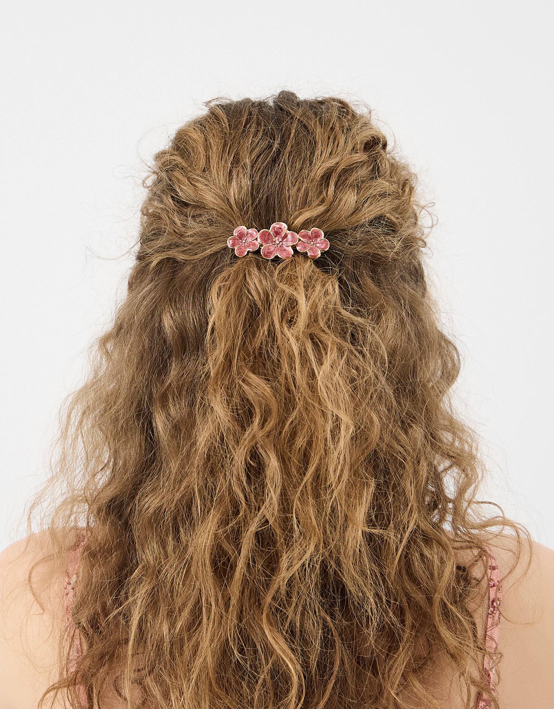 Accessorize Floral Sparkle Barrette Hair Clip