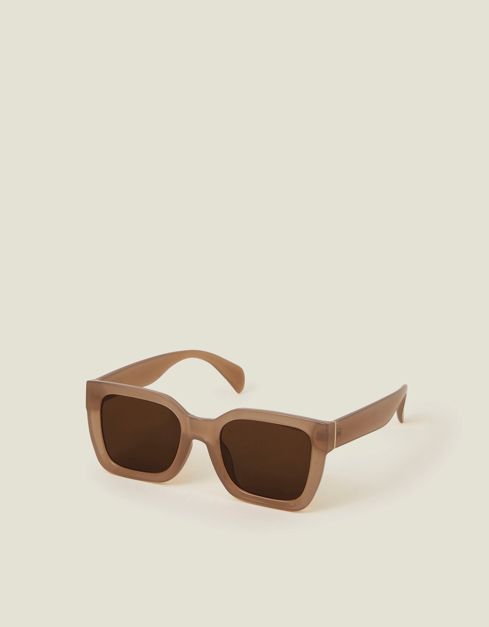 Red Milky Square Sunglasses - Accessorize