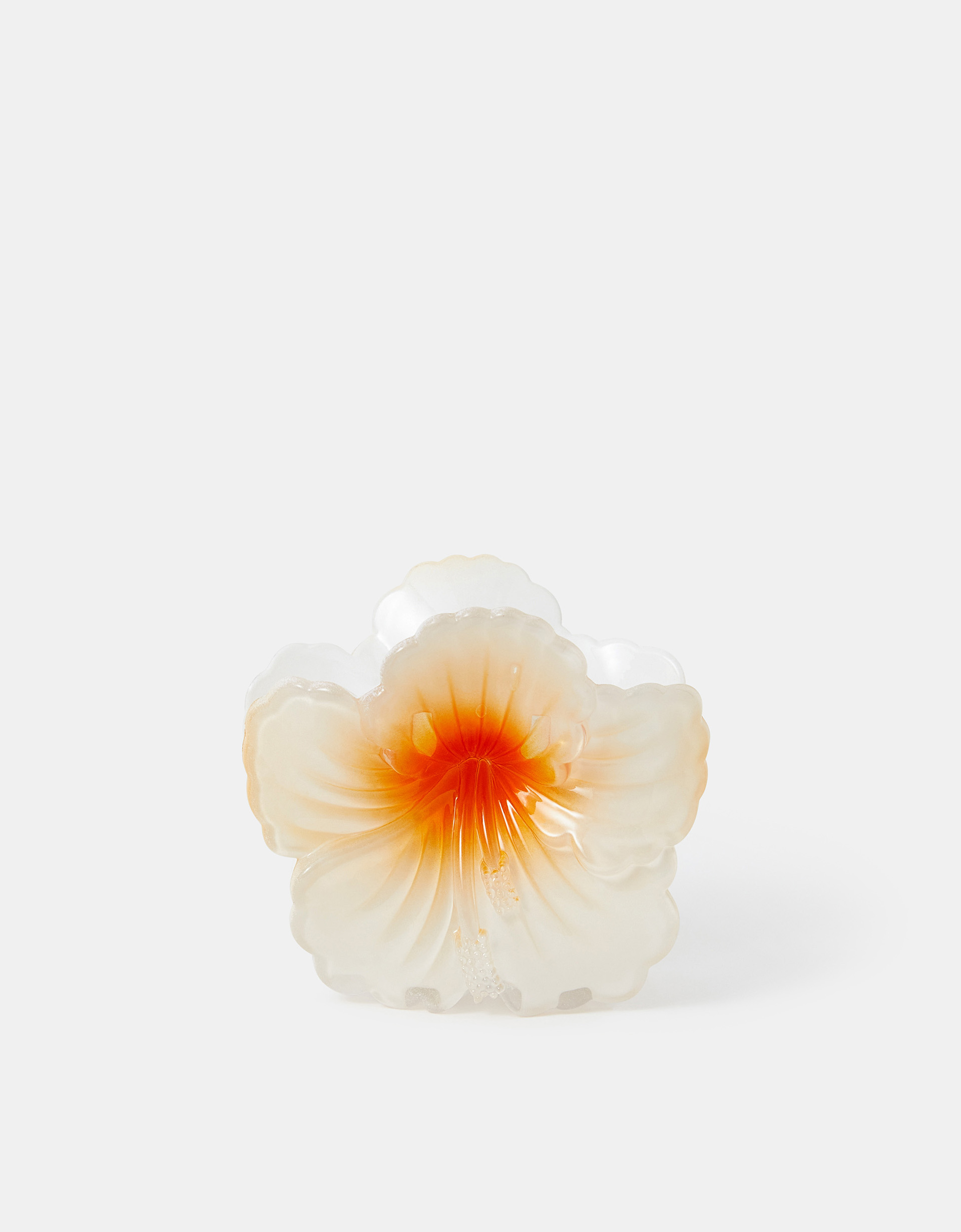 Hibiscus Flower Claw Clip Yellow - Accessorize