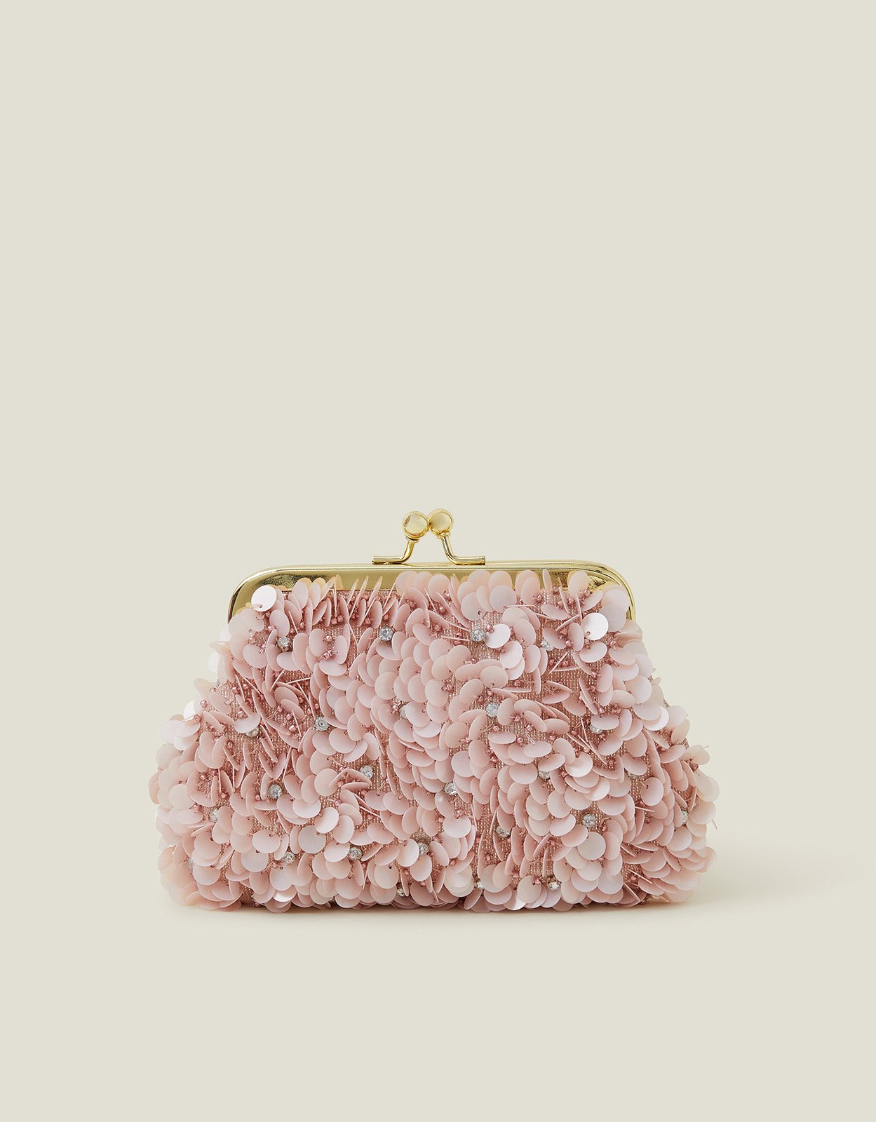 Flower Sequin Clip Frame Bag - Accessorize Kids