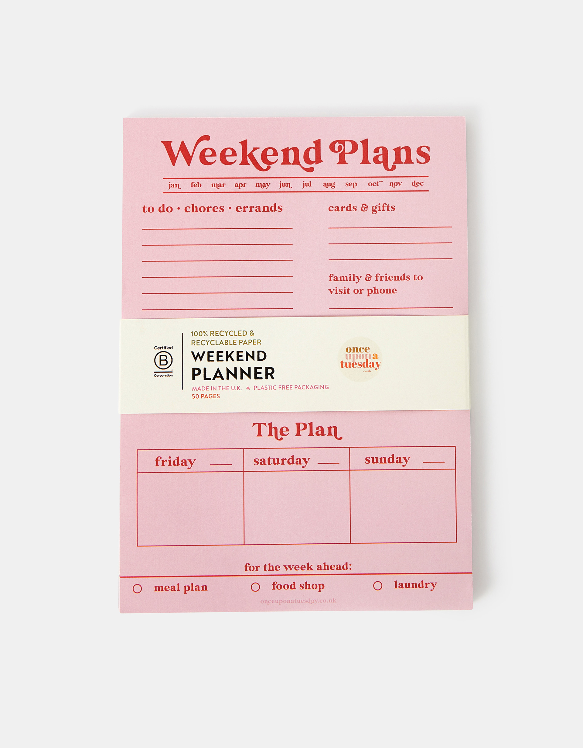Good Tuesday Weekend Plans Pad A5 - Accessorize