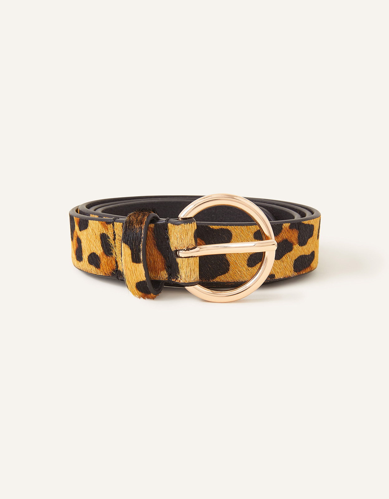 Accessorize Women's Leather Animal Belt Multi, Size: S