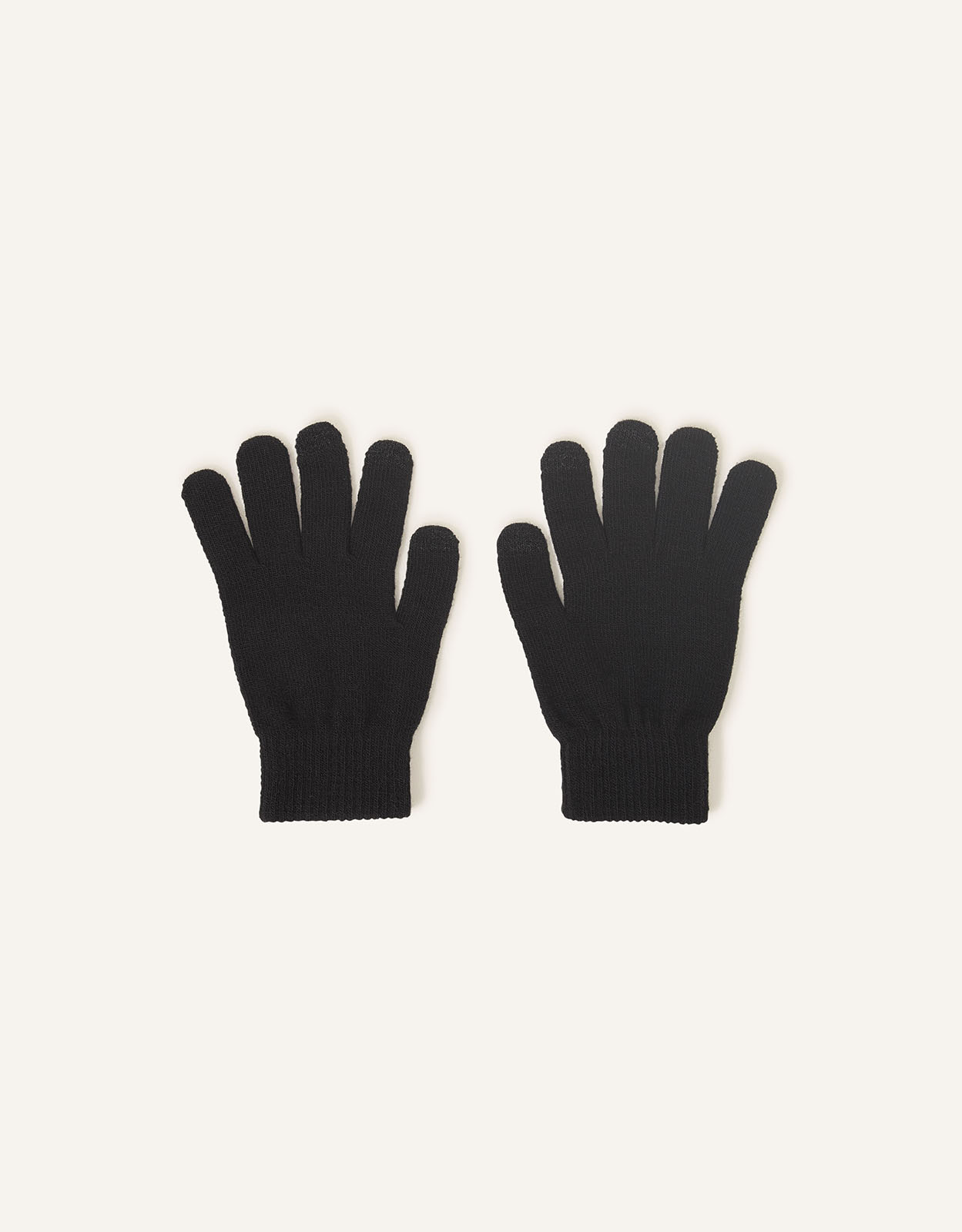 Accessorize Women's Stretch Touchscreen Gloves Set, Size: 20x9cm