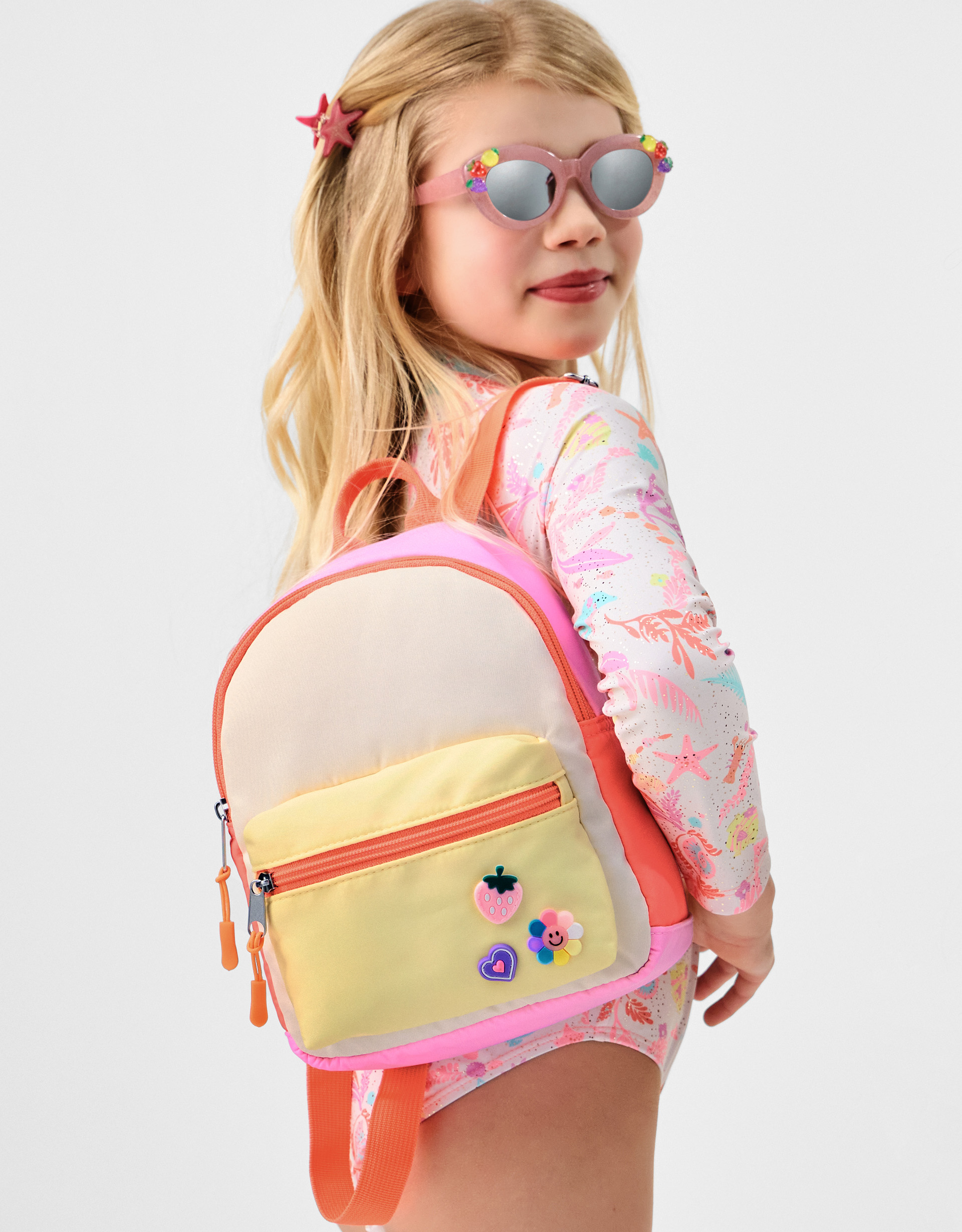 Accessorize Tile Colourblock Backpack