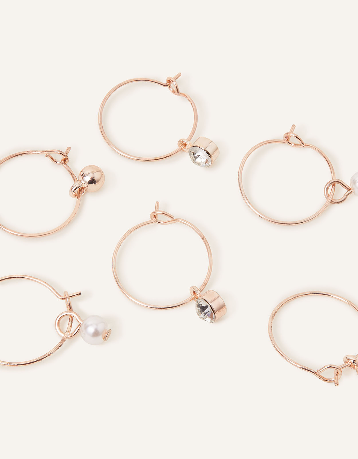 Accessorize Women's Gold Simple Hoop Set of Three, Size: One Size