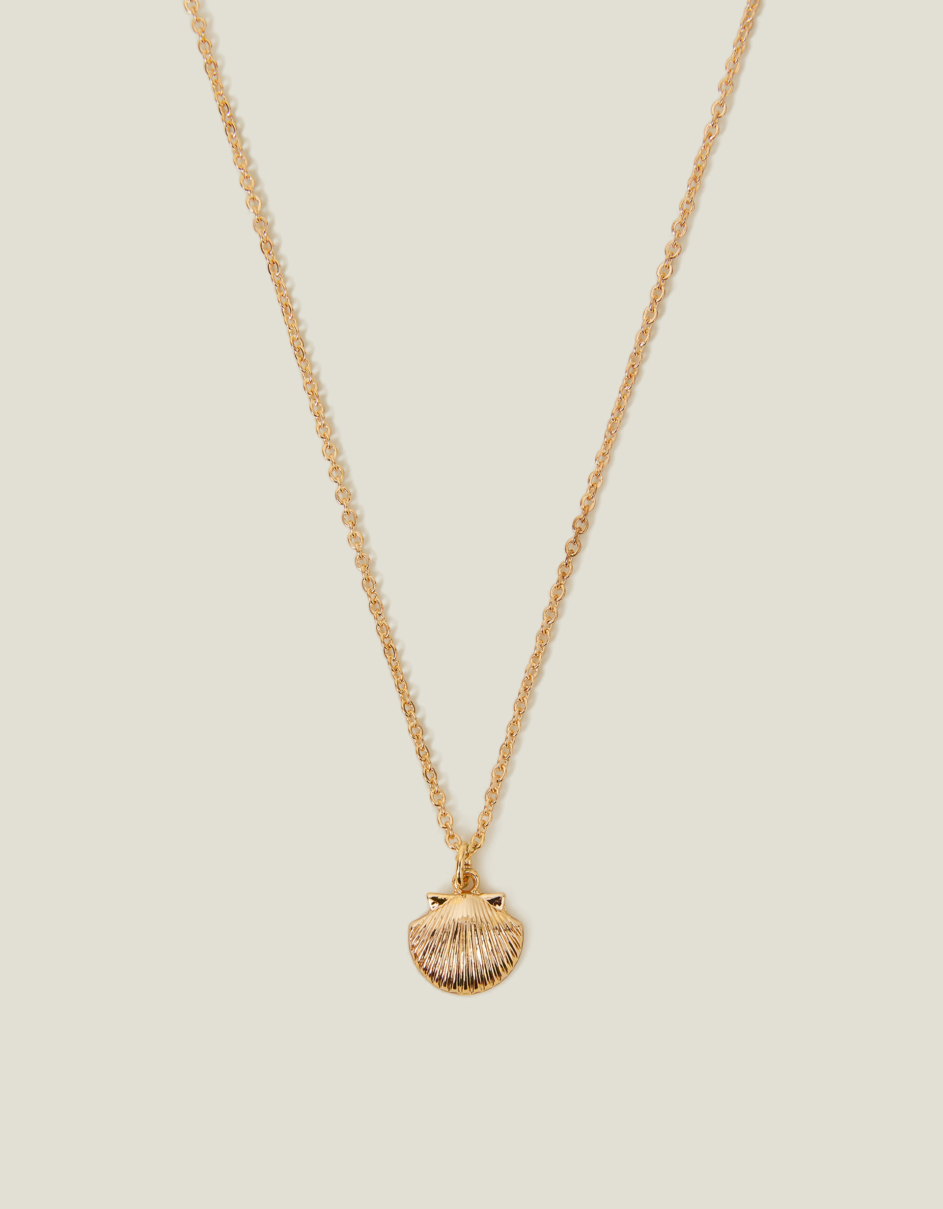 Gold Shell Pendant Necklace - Accessorize