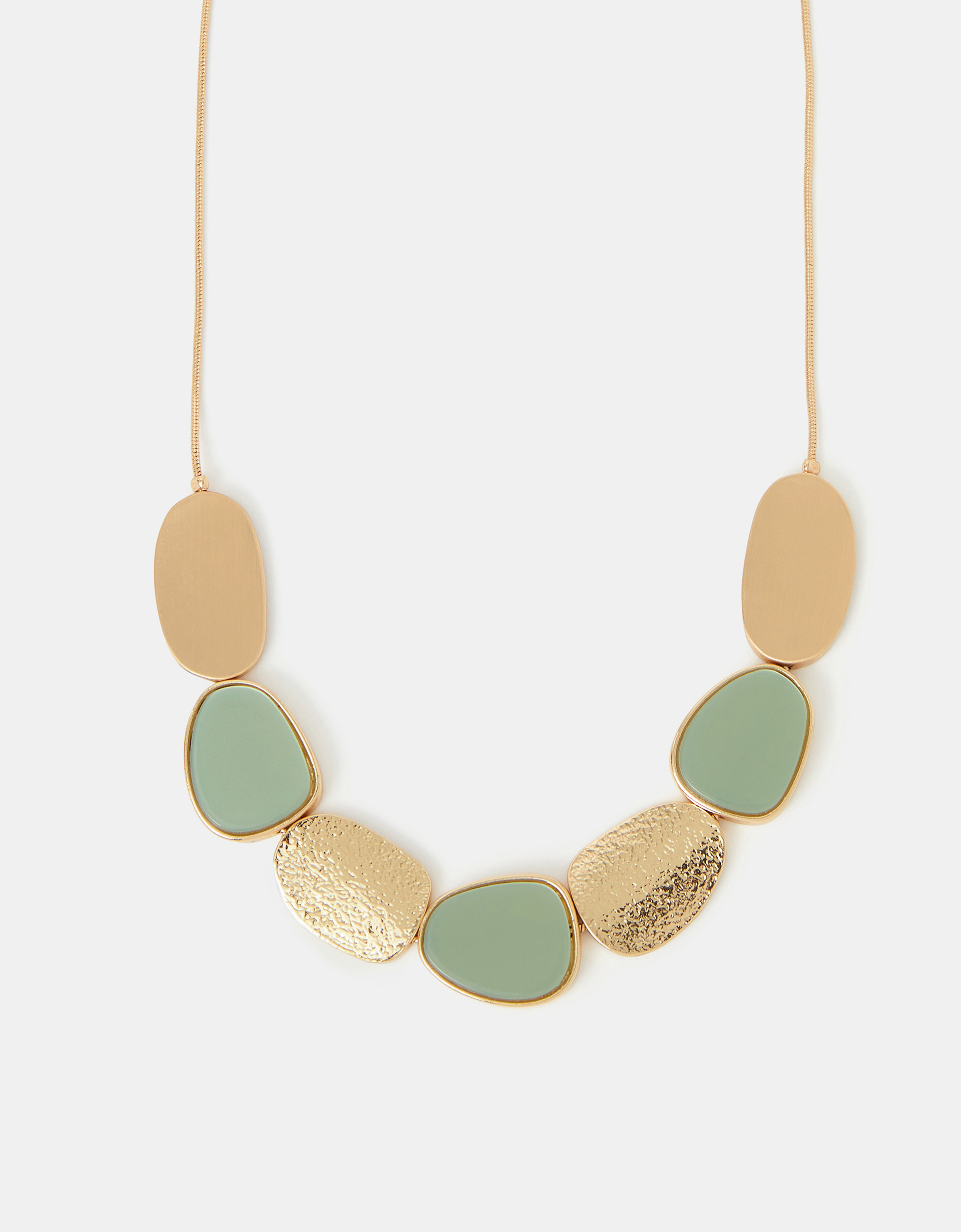 Red Resin Pebble Necklace - Accessorize
