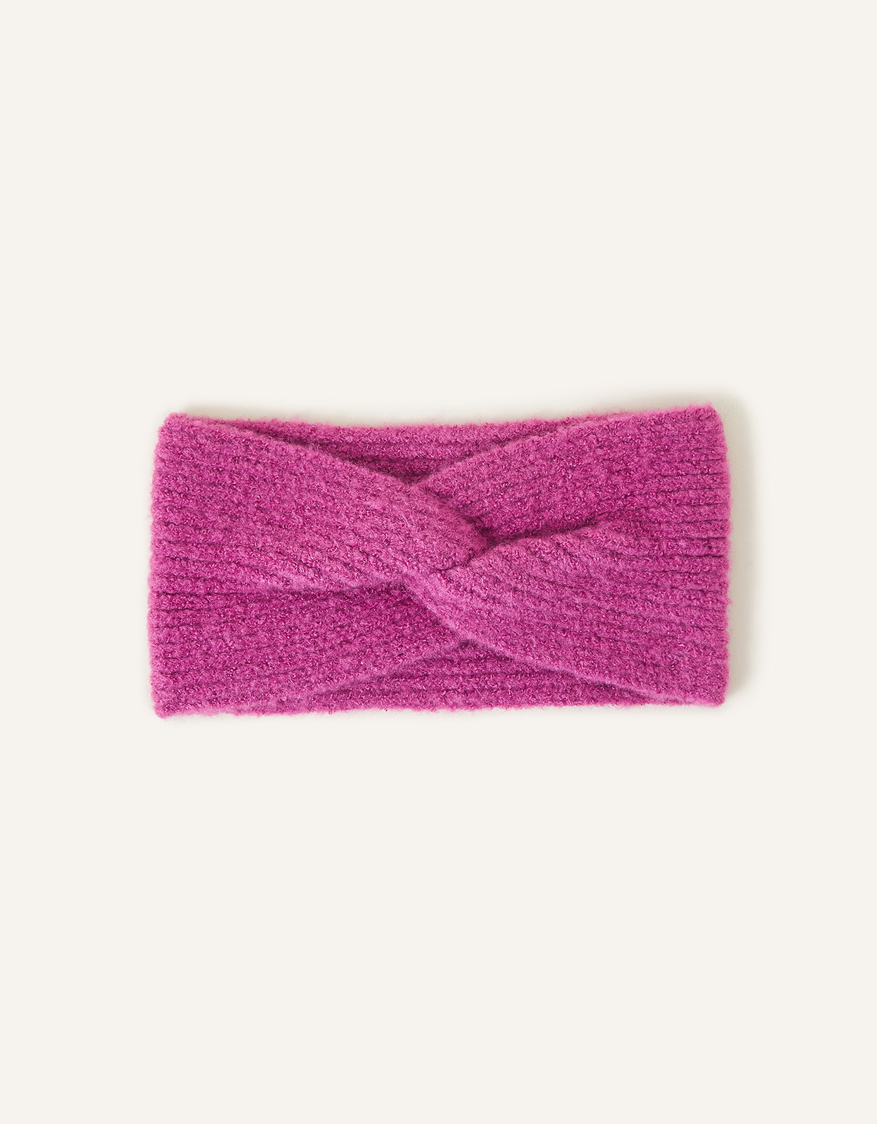Accessorize Women's Soft Knit Bando Pink, Size: One Size