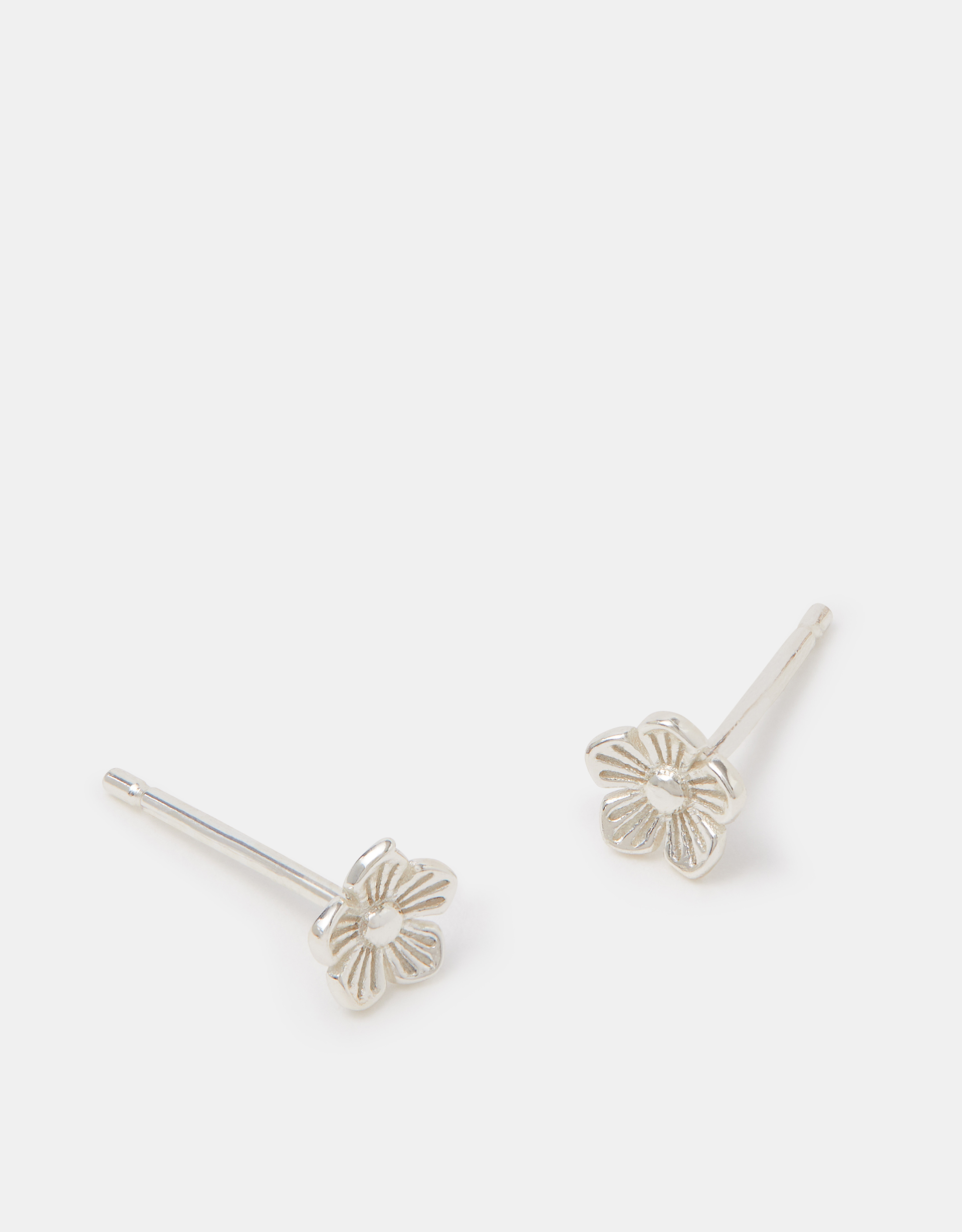 Accessorize Floral Sterling Silver Flower Studs