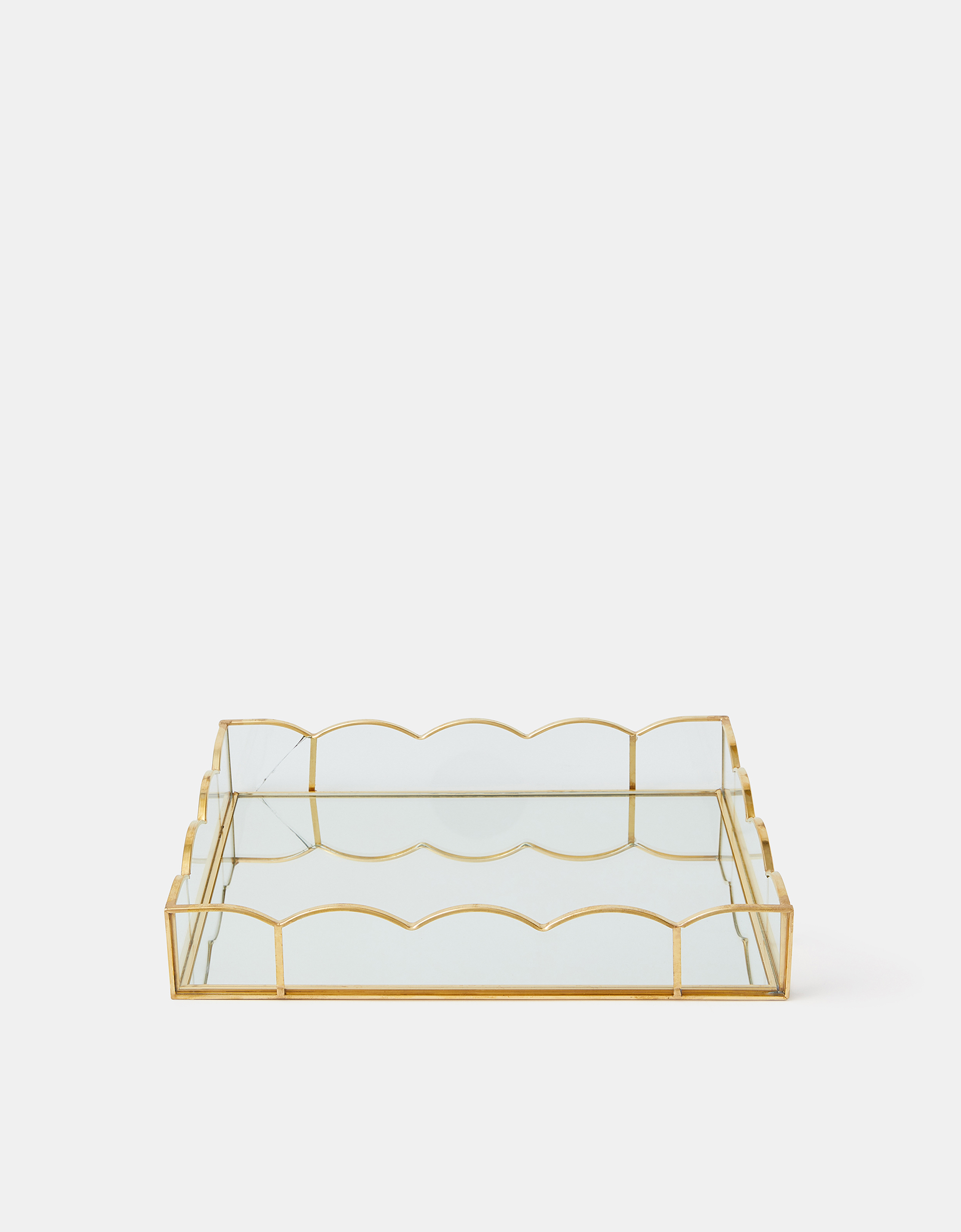 Scallop Mirror Tray - Accessorize