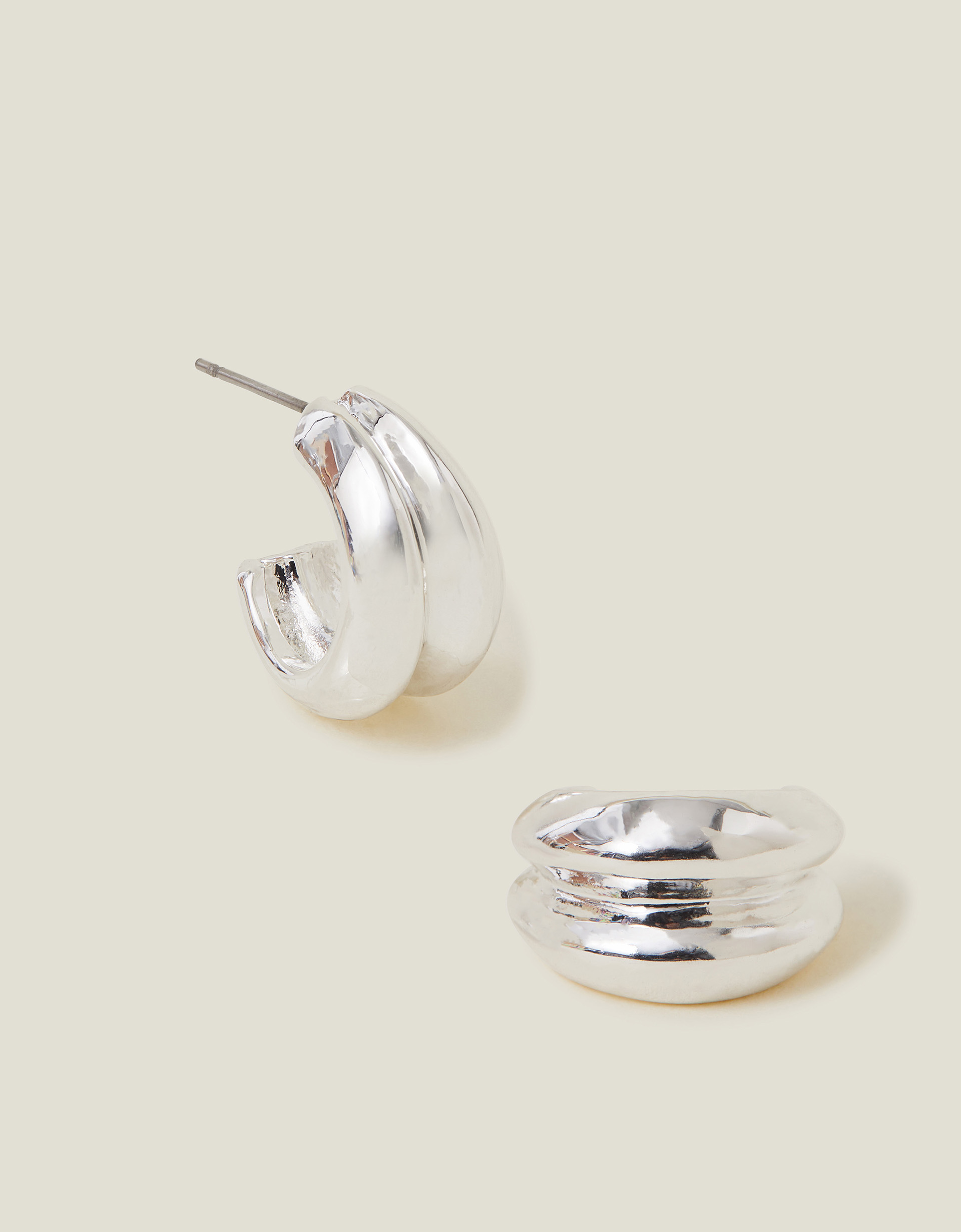 Multicolour Mini Double Hoop Earrings - Accessorize