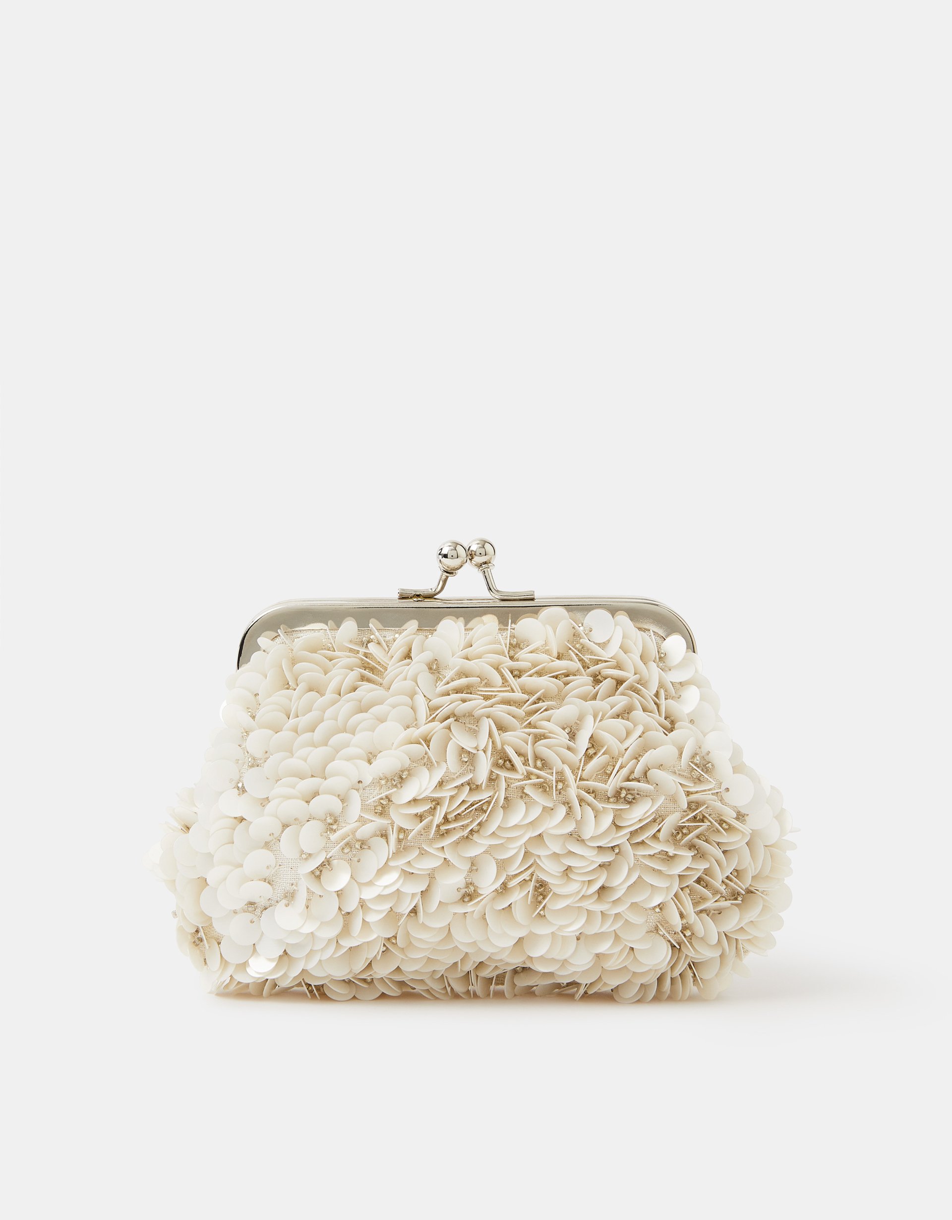 Accessorize Floral Girls Appliqué Clip Frame Bag