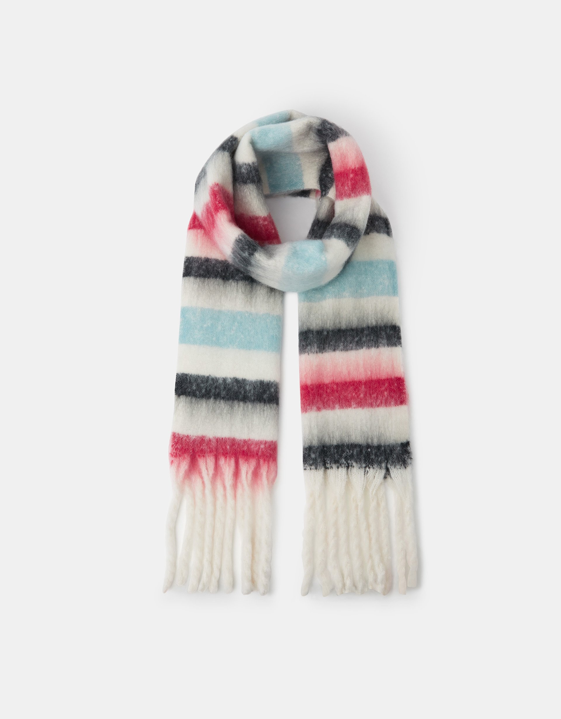Blue Super Soft Stripe Scarf - Accessorize